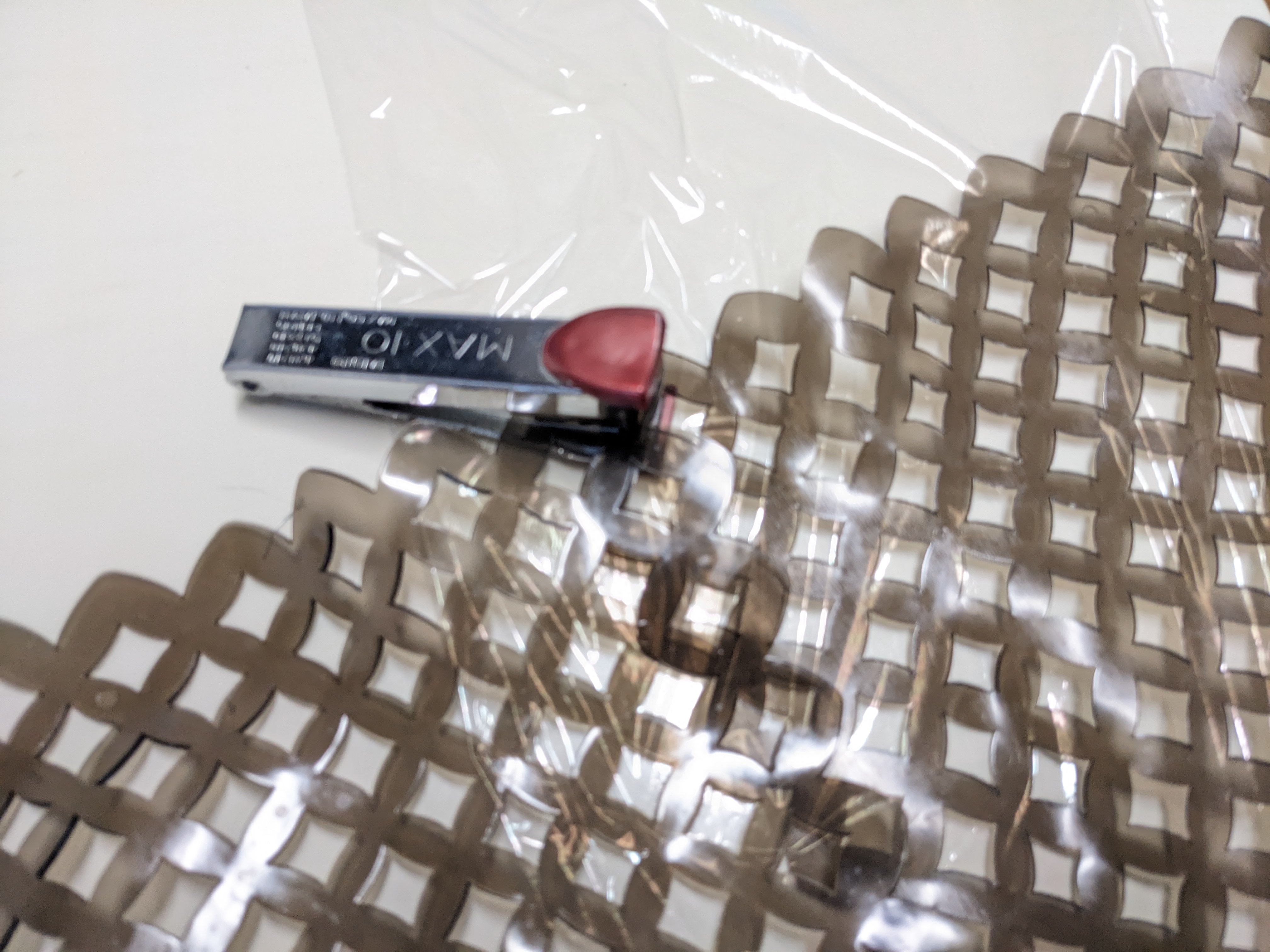 クーラー保冷工夫　氷焼け対策マット接続
