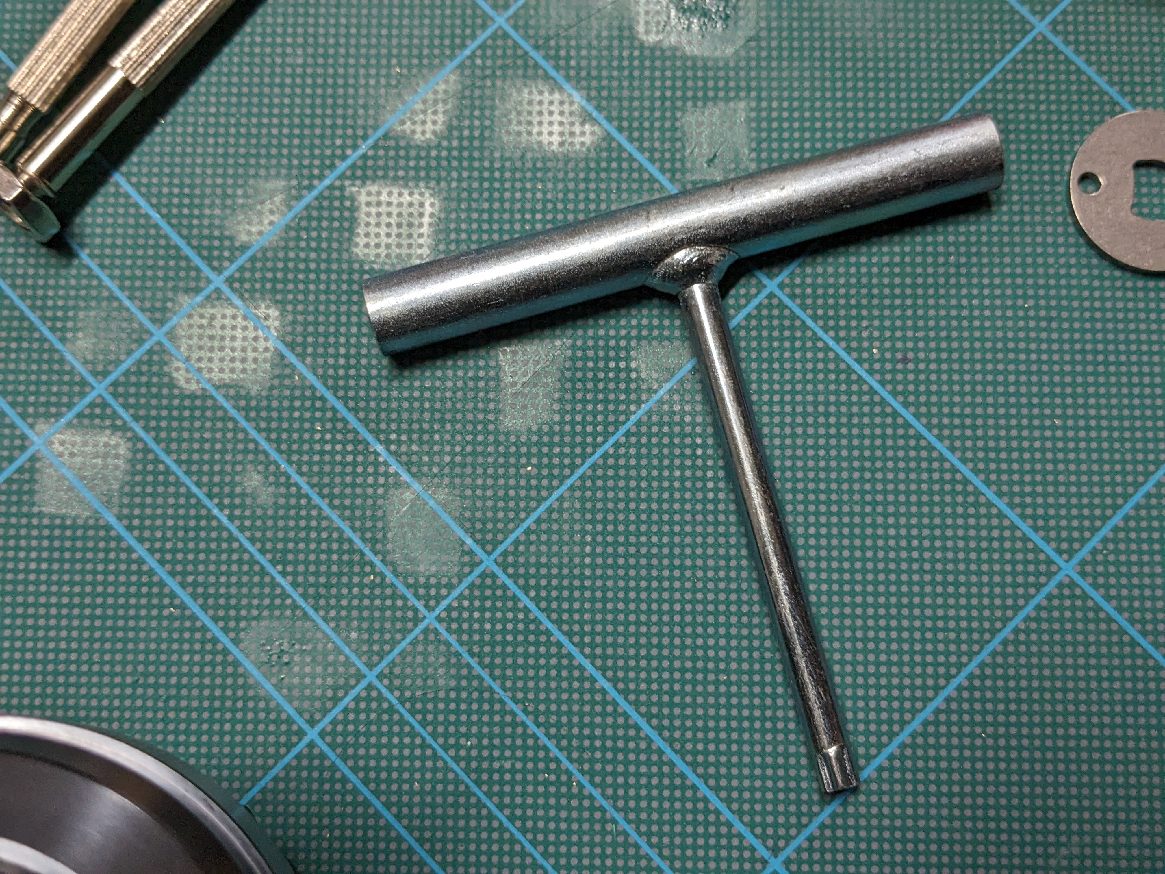 オシアジガーハンドル交換　ハンドル取り付け　専用工具