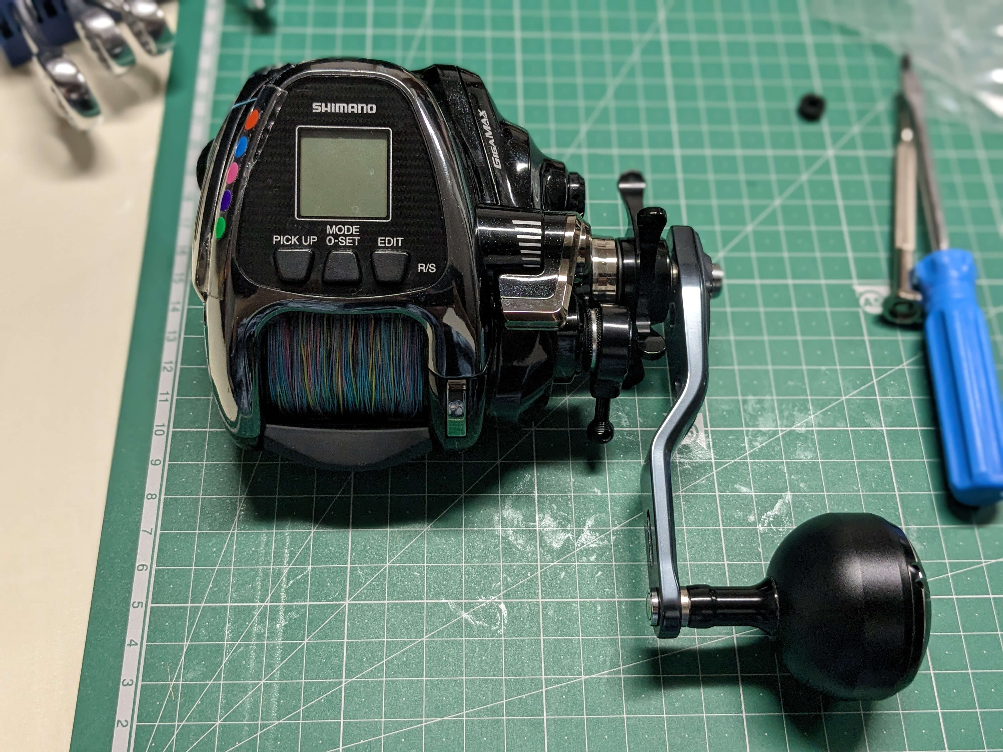 電動リール ハンドルノブ交換 アイキャッチ