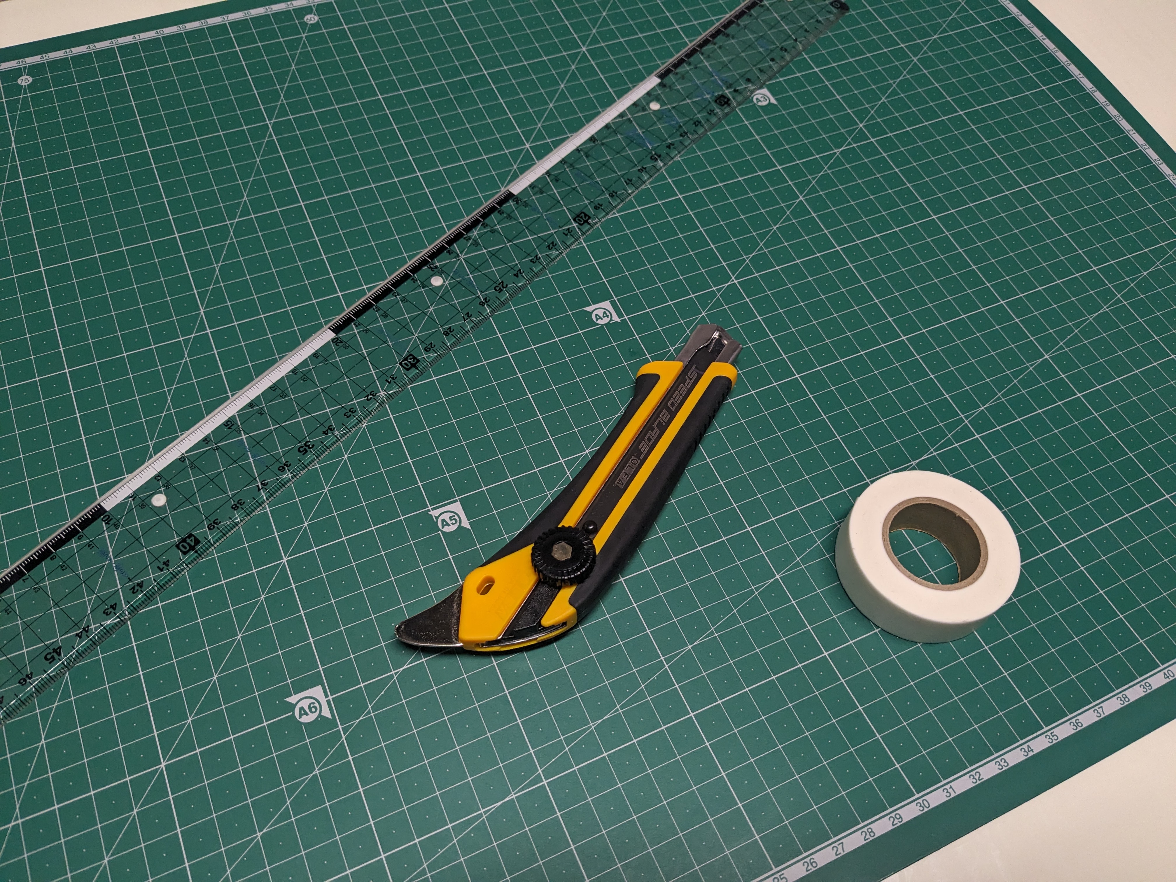 自作剣山　シリコンピンマットの加工工具