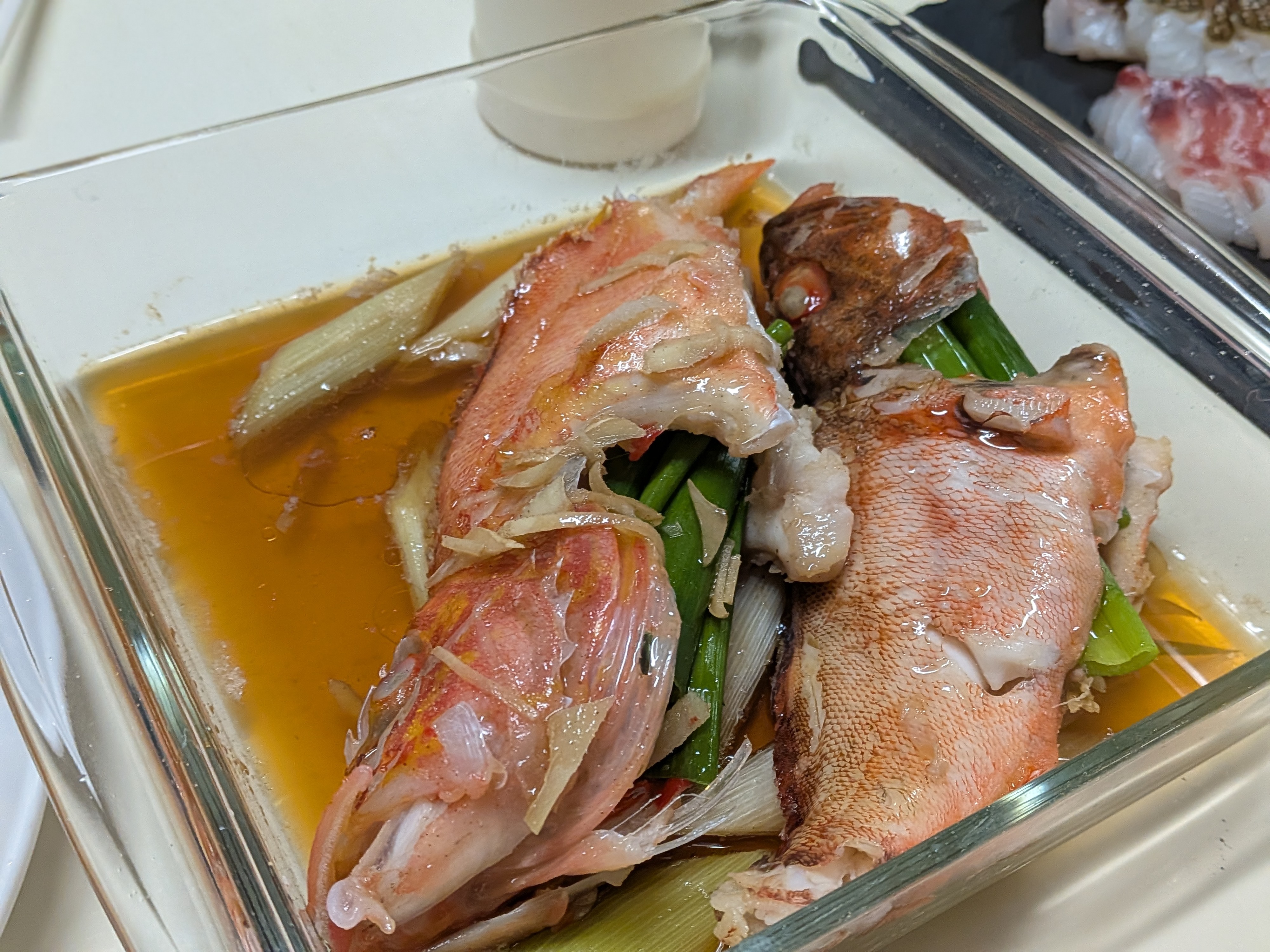 25年8月31日 御前崎沖ジギング料理 カサゴの清蒸