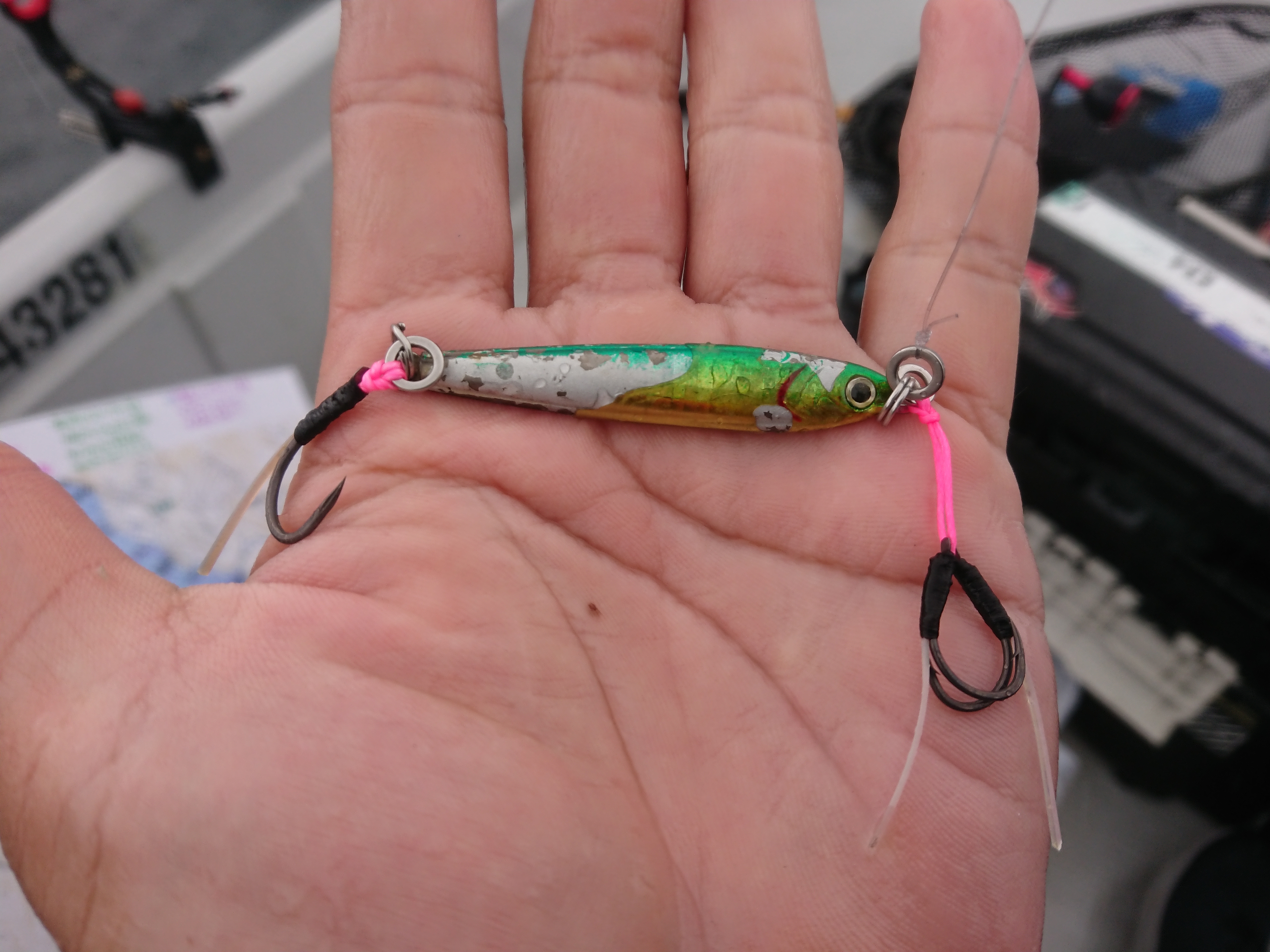 250913　芦ノ湖ワカサギ　釣行　ジギング開始