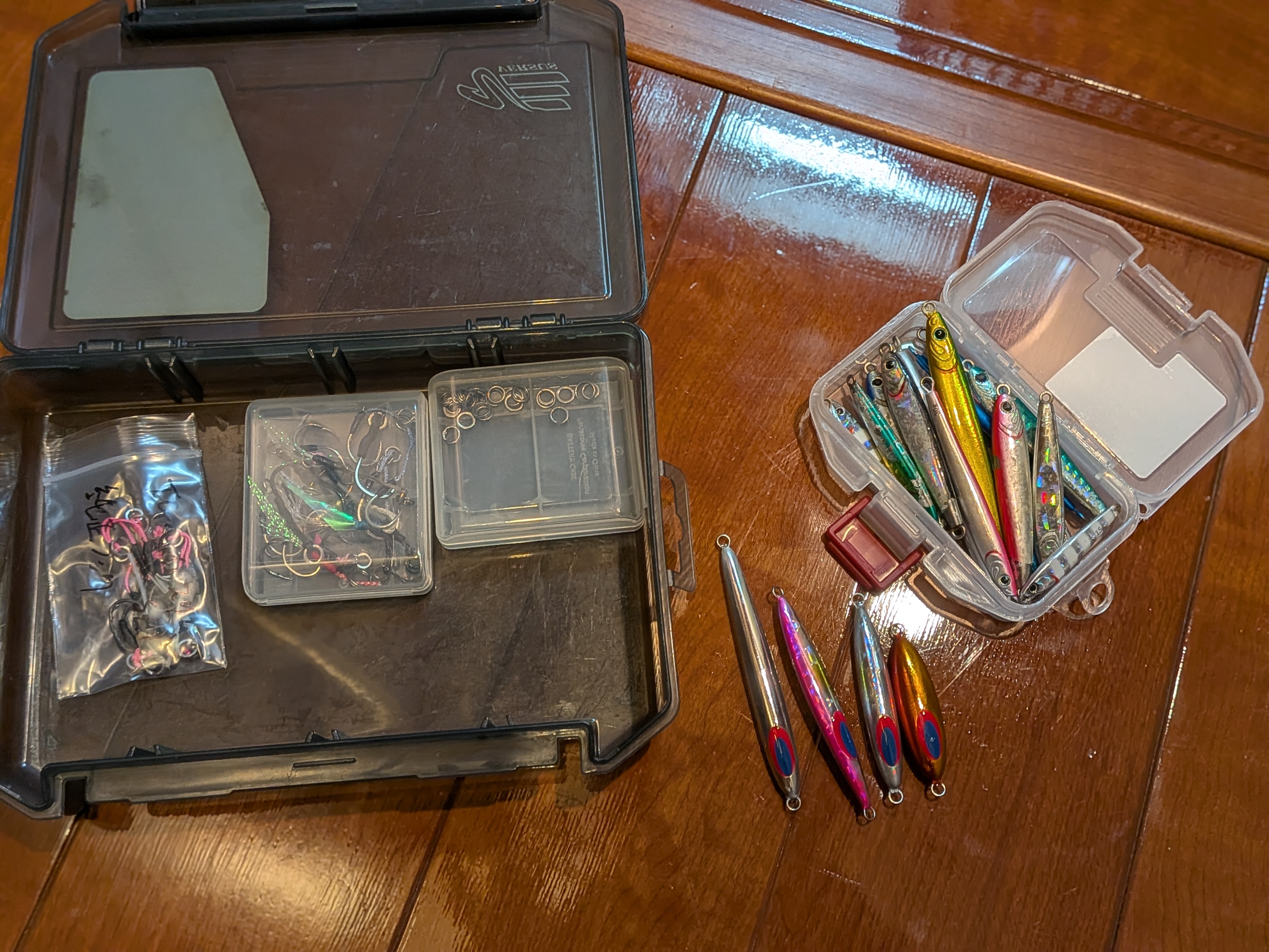 250913　芦ノ湖ワカサギ　準備　ジグ一式