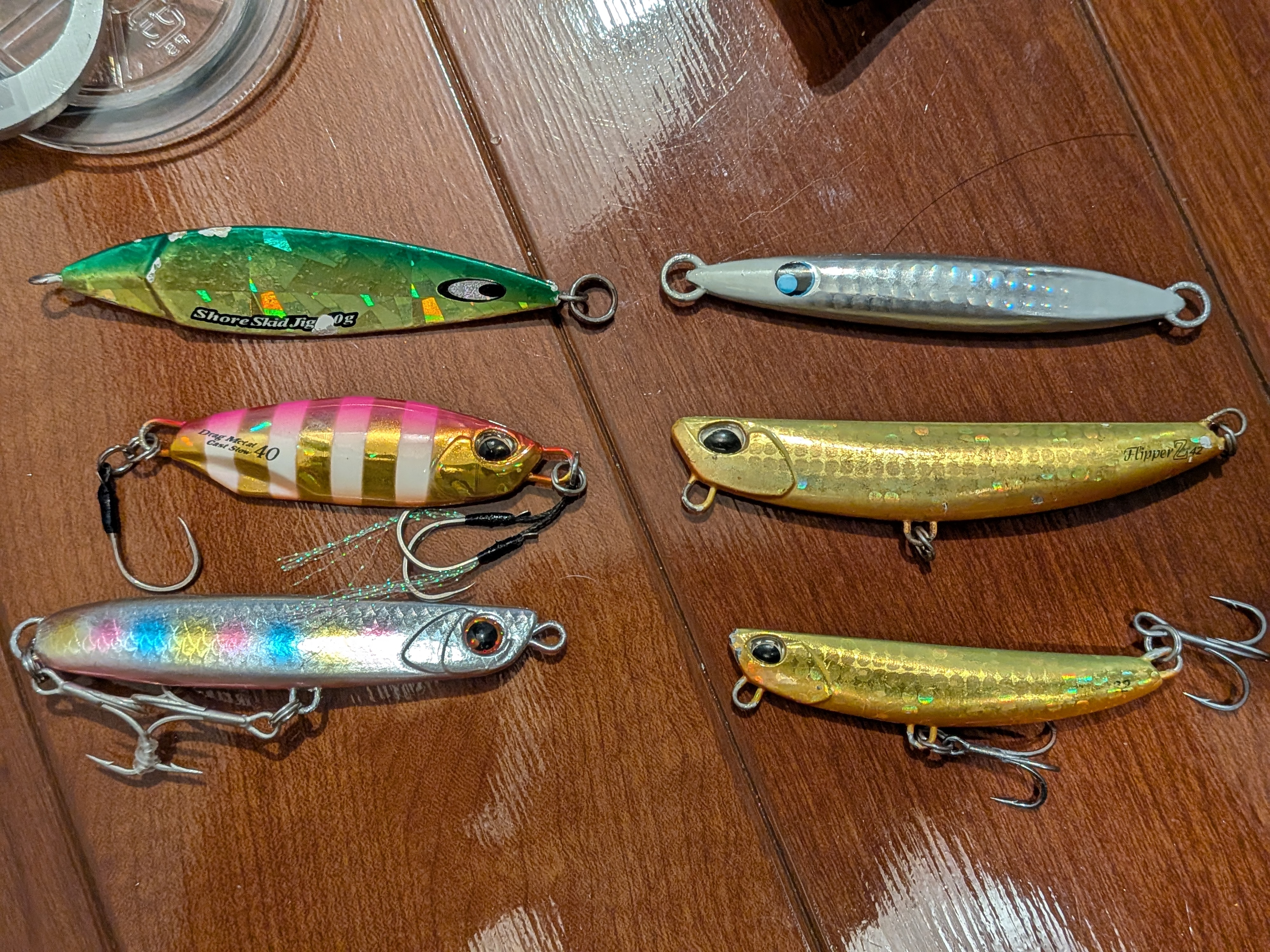 251005 本栖湖レイクトラウト大会 購入したジグ