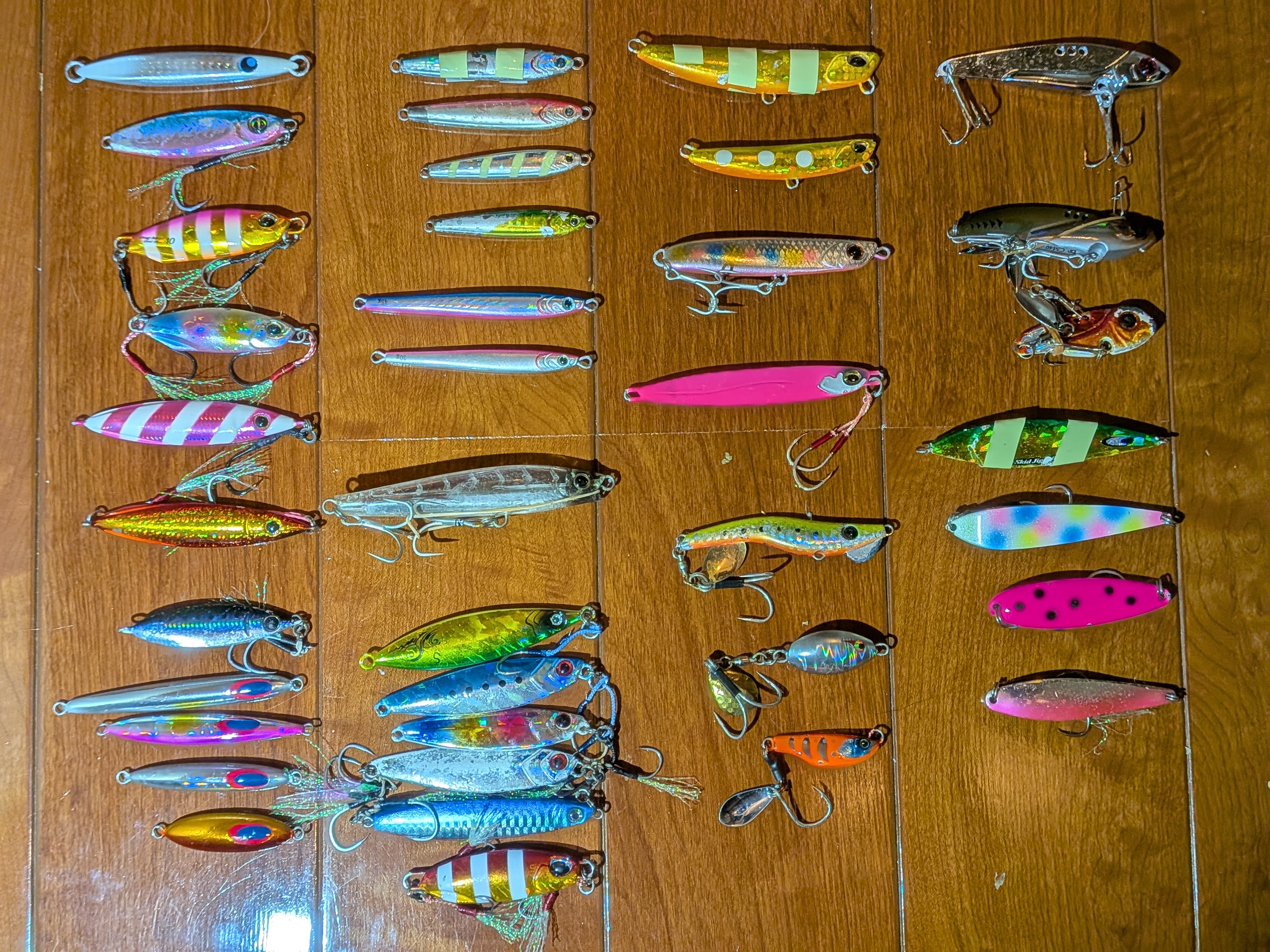 251005 本栖湖レイクトラウト大会 持って行ったルアー