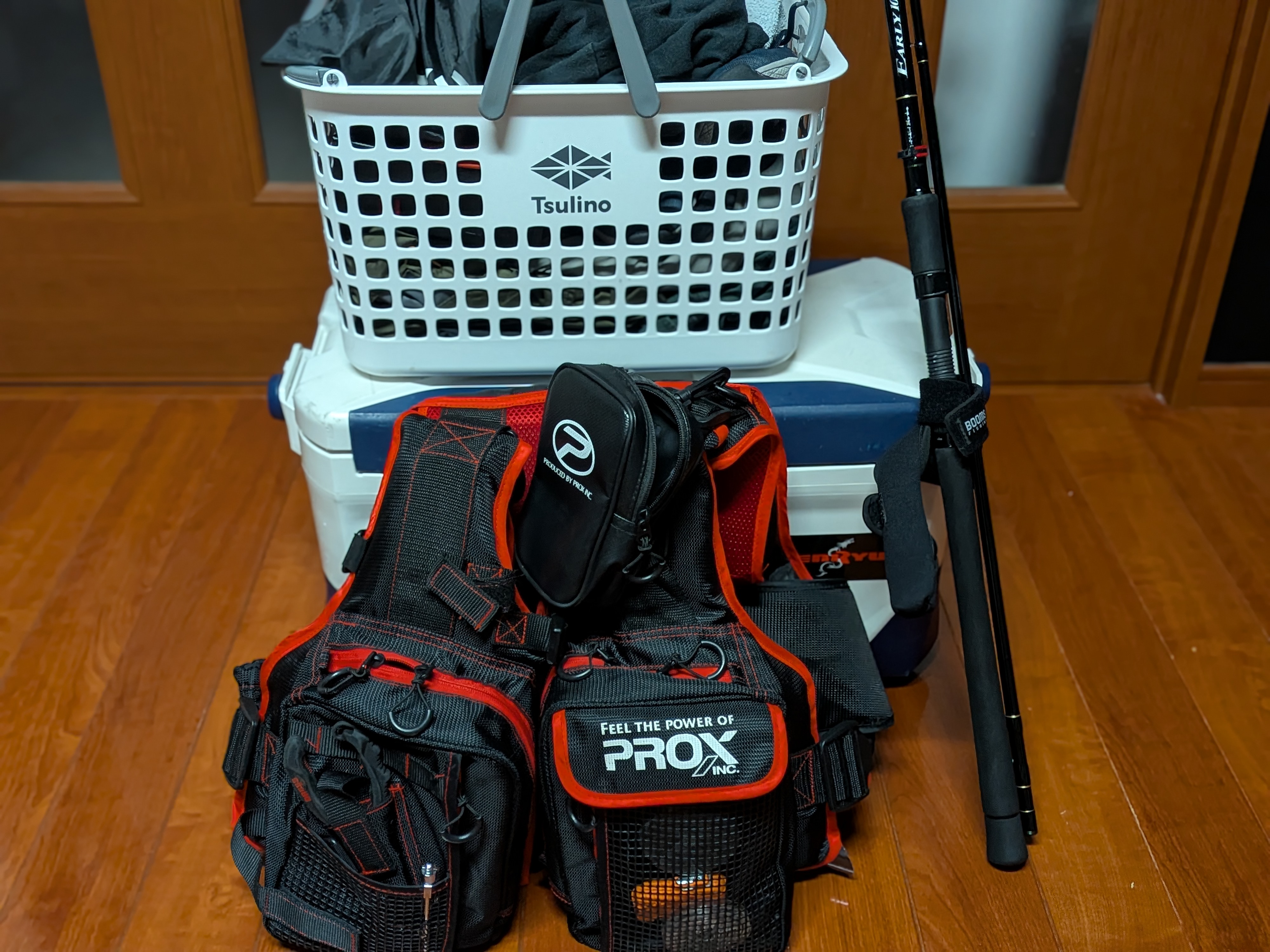 251005 本栖湖レイクトラウト大会 荷物一式