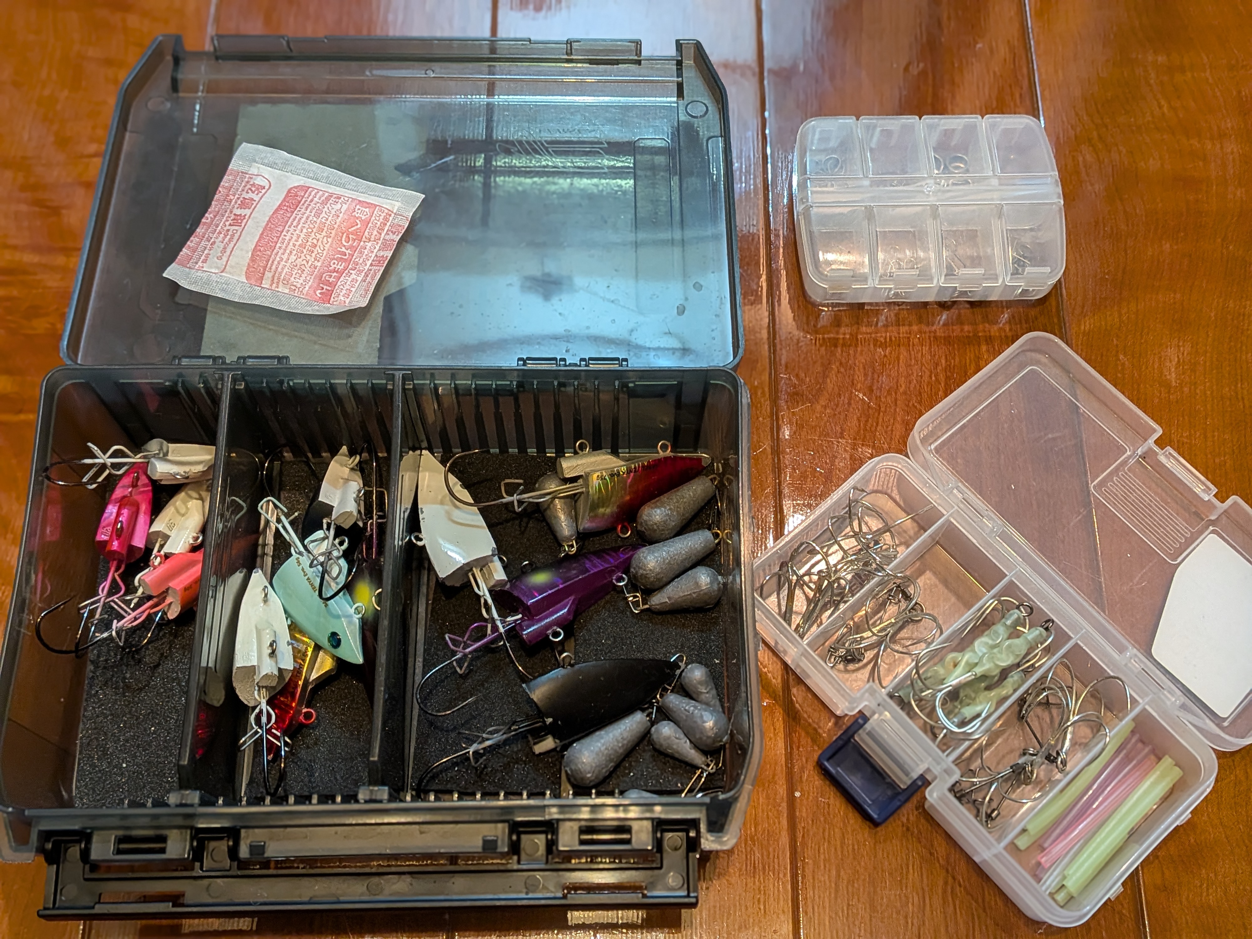 2025年10月18日　焼津タチウオ⇒シロアマダイ⇒カツオリレー　サーベルテンヤ一式