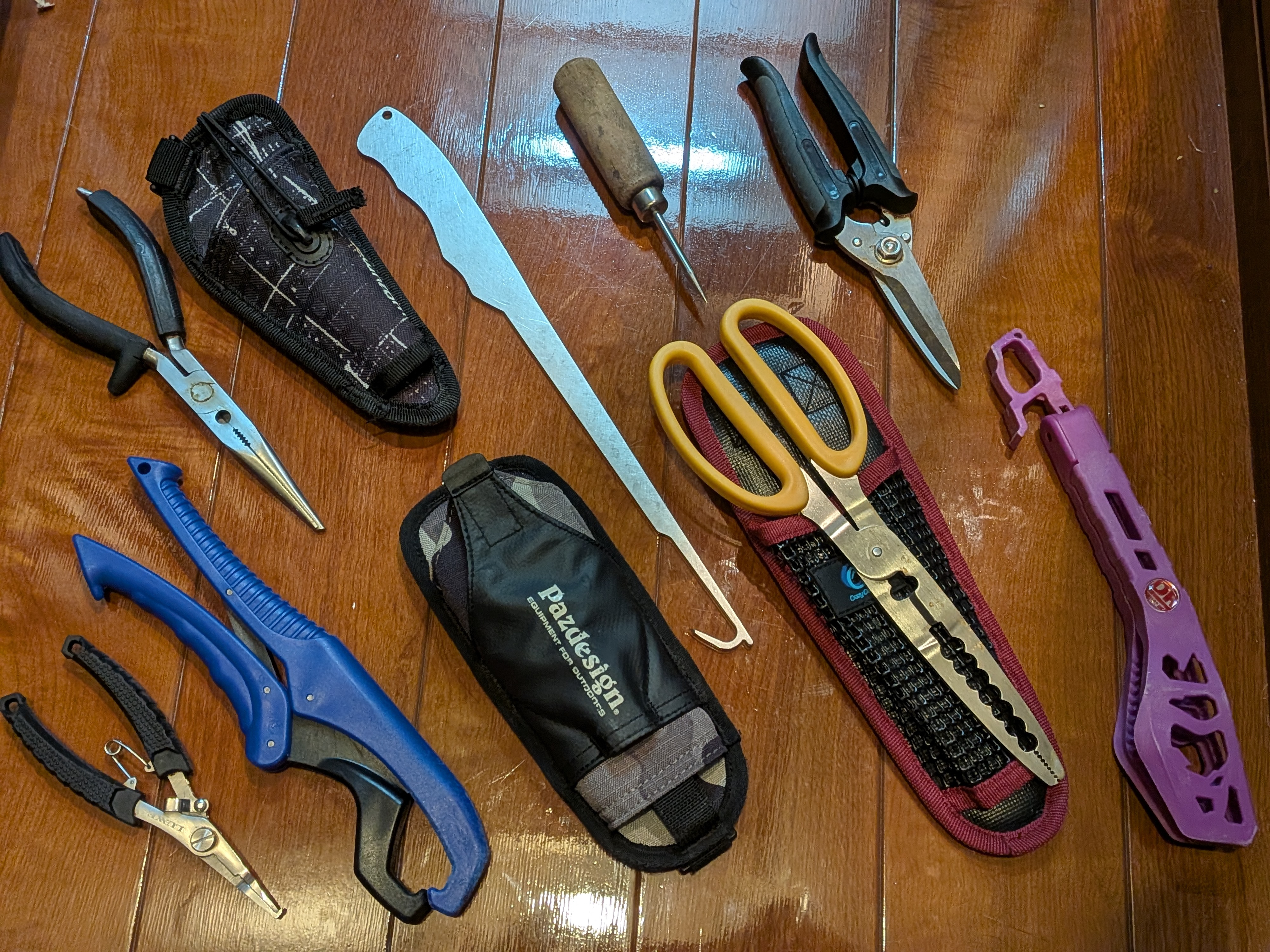 2025年10月18日　焼津タチウオ⇒シロアマダイ⇒カツオリレー　道具類