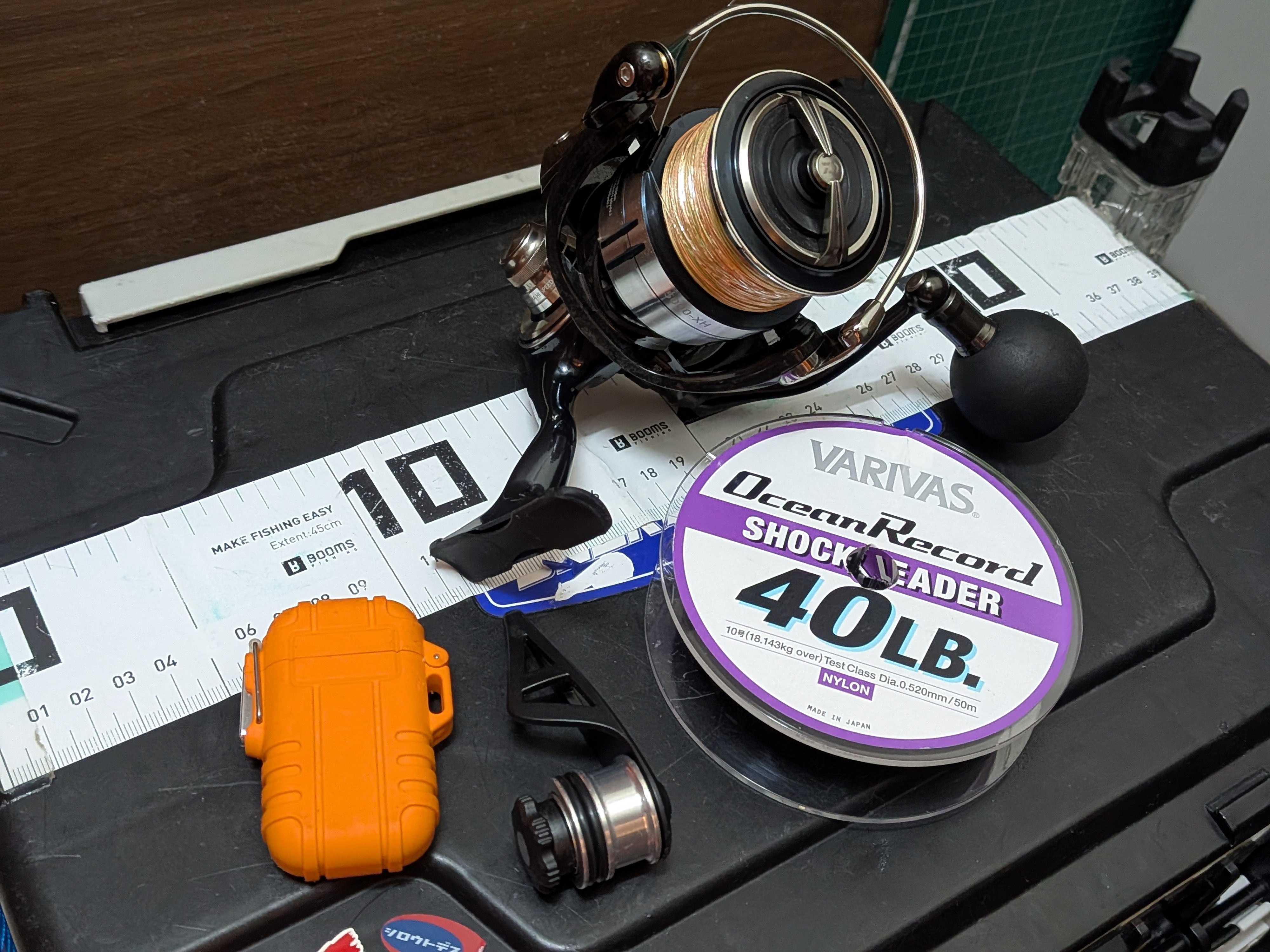 2025年10月18日　焼津タチウオ⇒シロアマダイ⇒カツオリレー　キャスティングリール準備