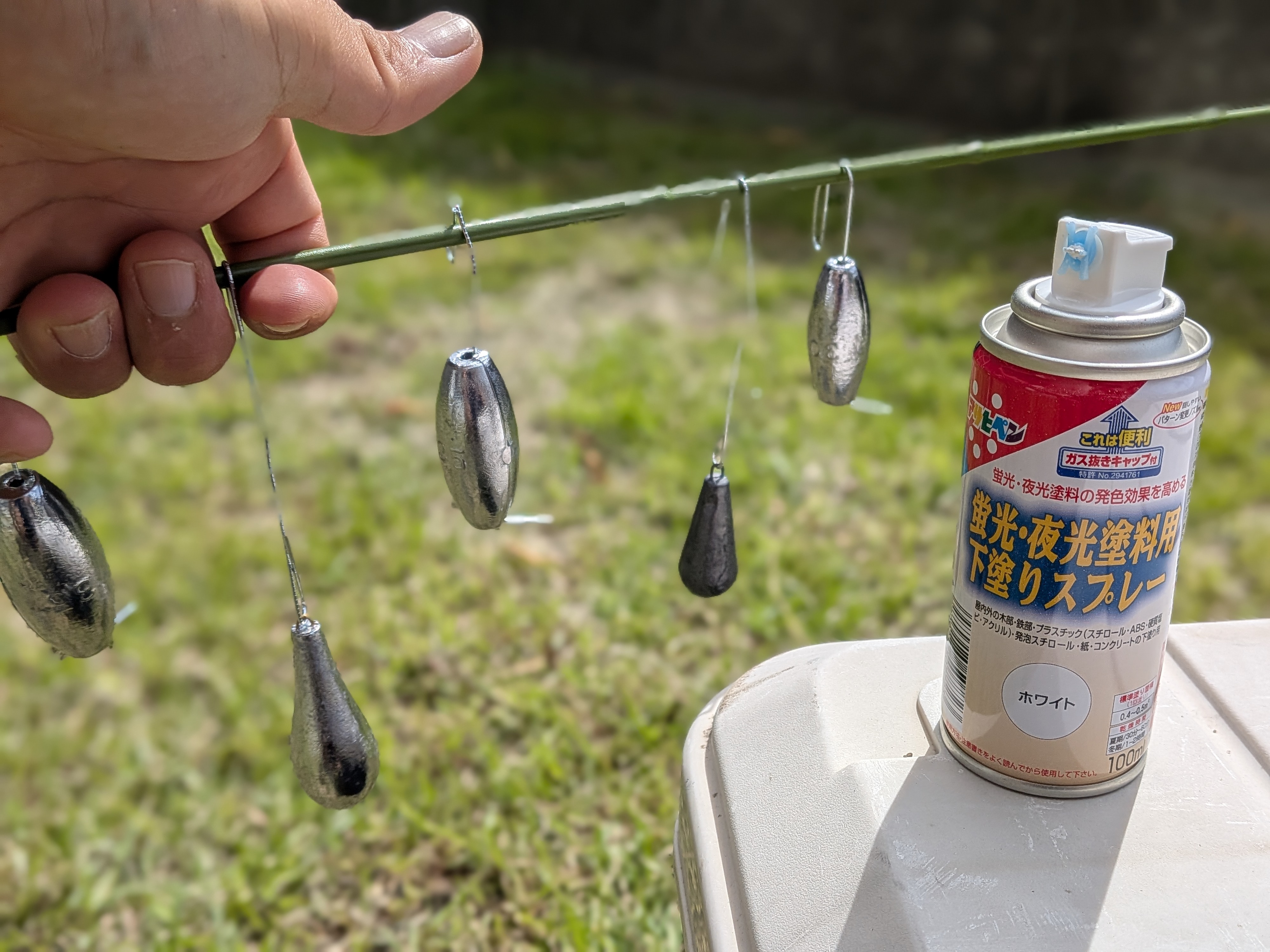 サーベルカブラオモリ塗装 サーフェイサーで下塗り