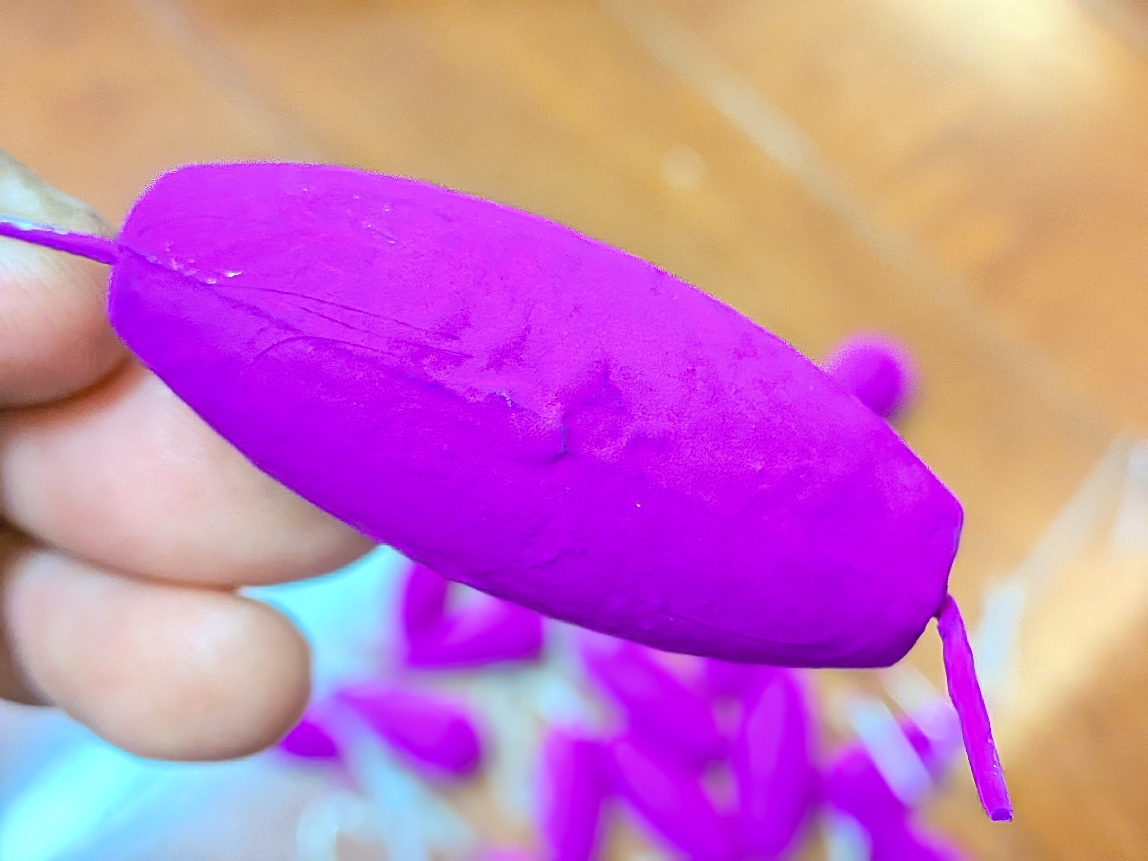 サーベルカブラオモリ塗装 三回塗って完成