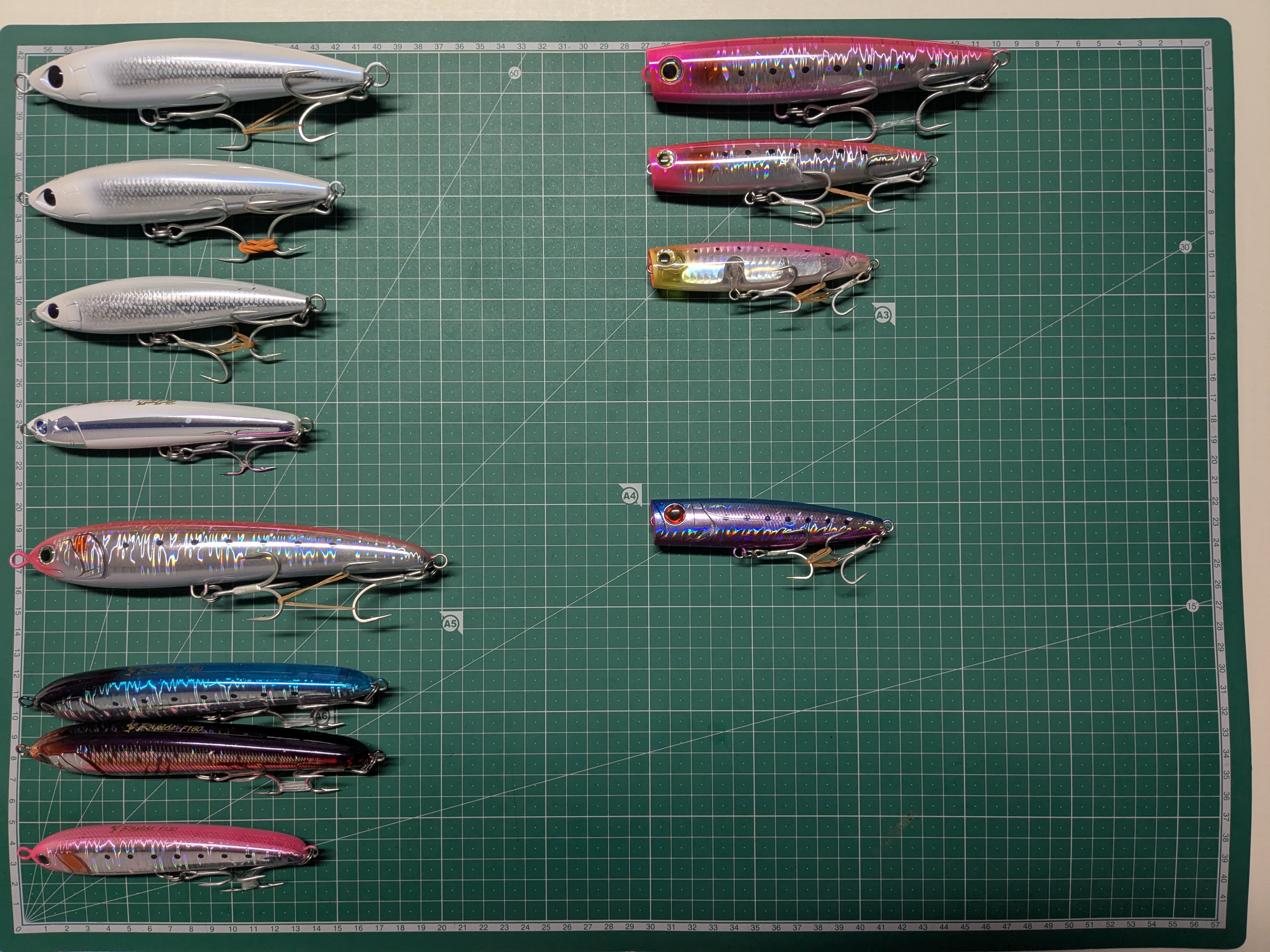 2025年1月11日　浜名湖沖ブリトップ　使用プラグ一式