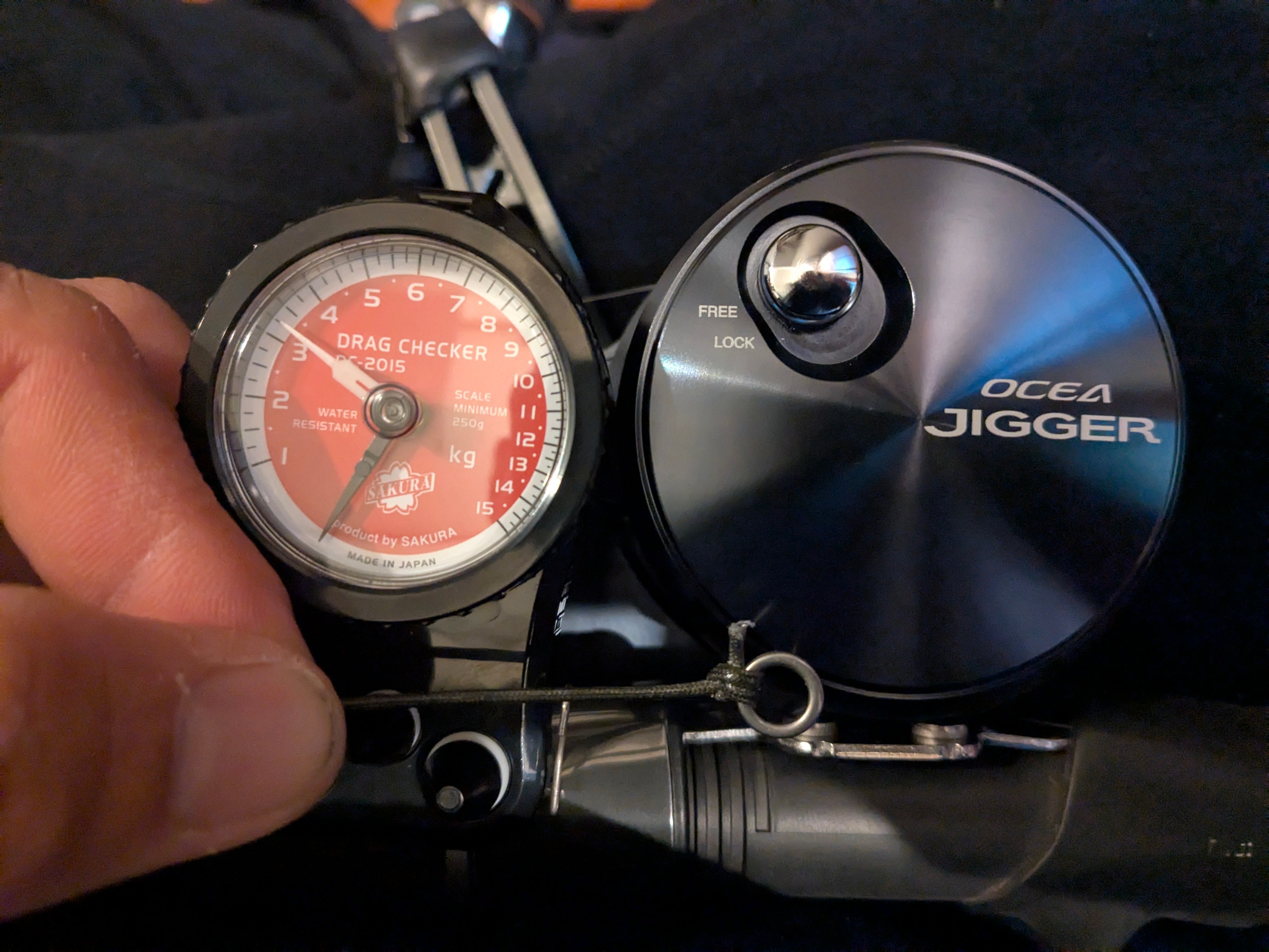 2025年1月11日　浜名湖沖ブリトップ　ジギングリールのリーダー・ノット・接続具・初期ドラグ