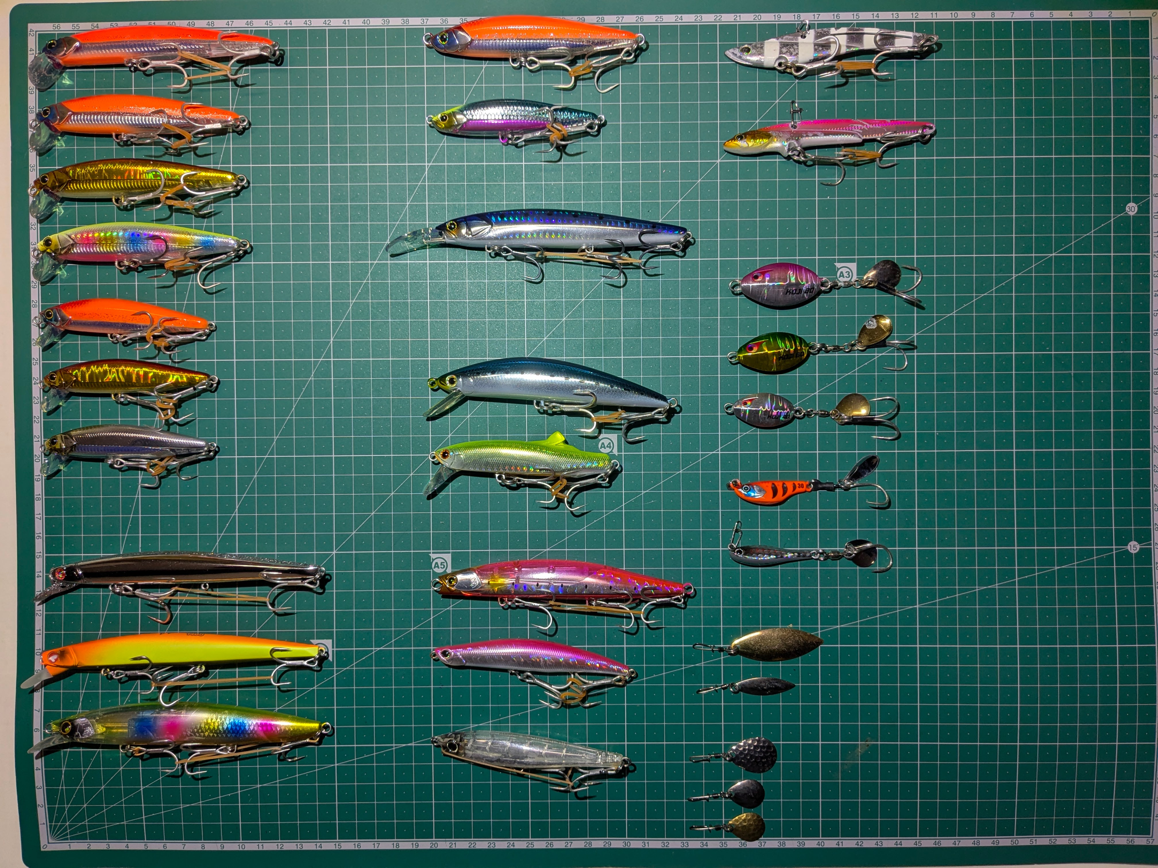 2025年1月11日　浜名湖沖ブリトップ　サワラ用ルアー一式