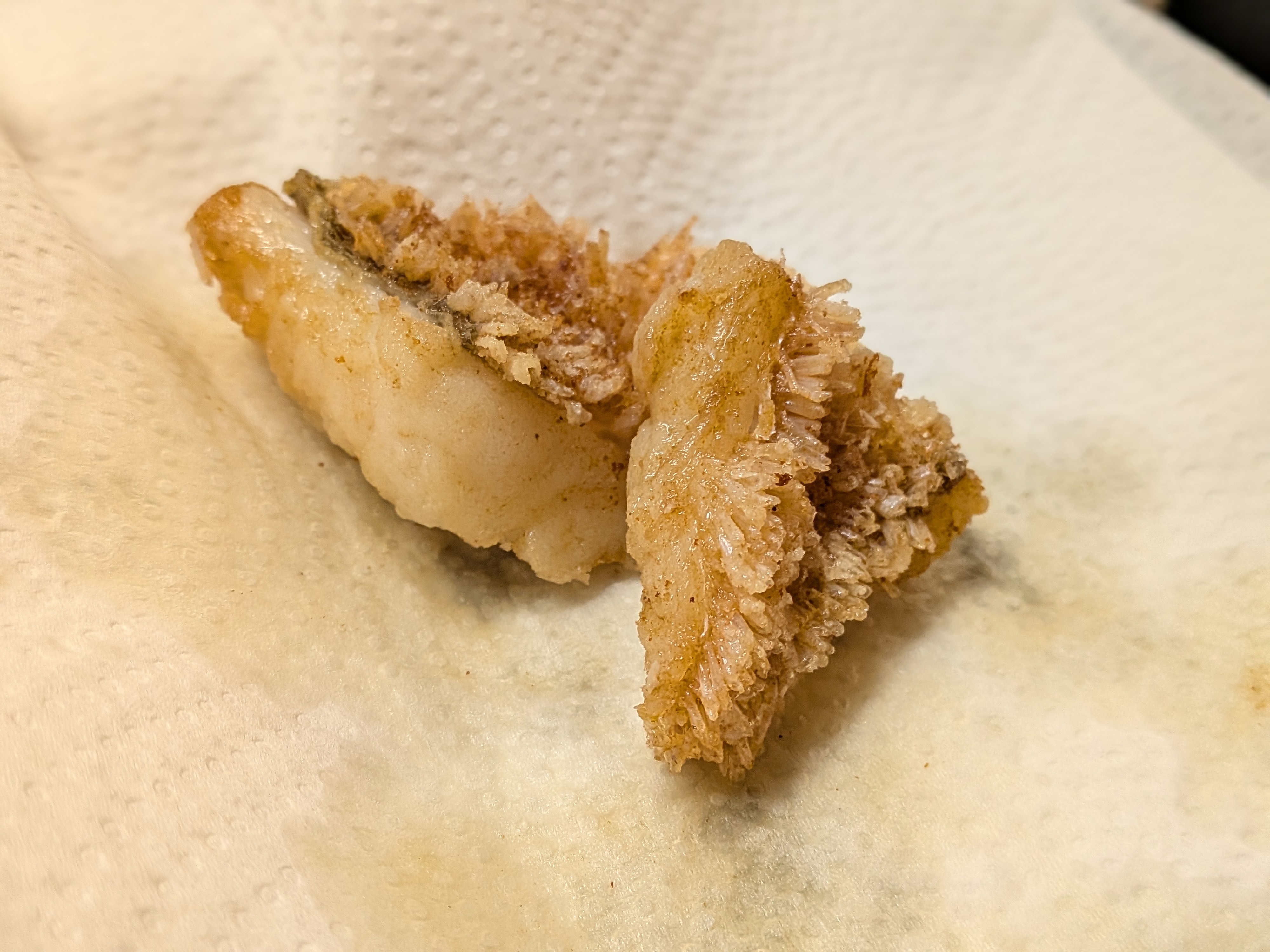 2025年10月18日　焼津タチウオ⇒シロアマダイ⇒カツオリレー　アマダイの松笠揚げ