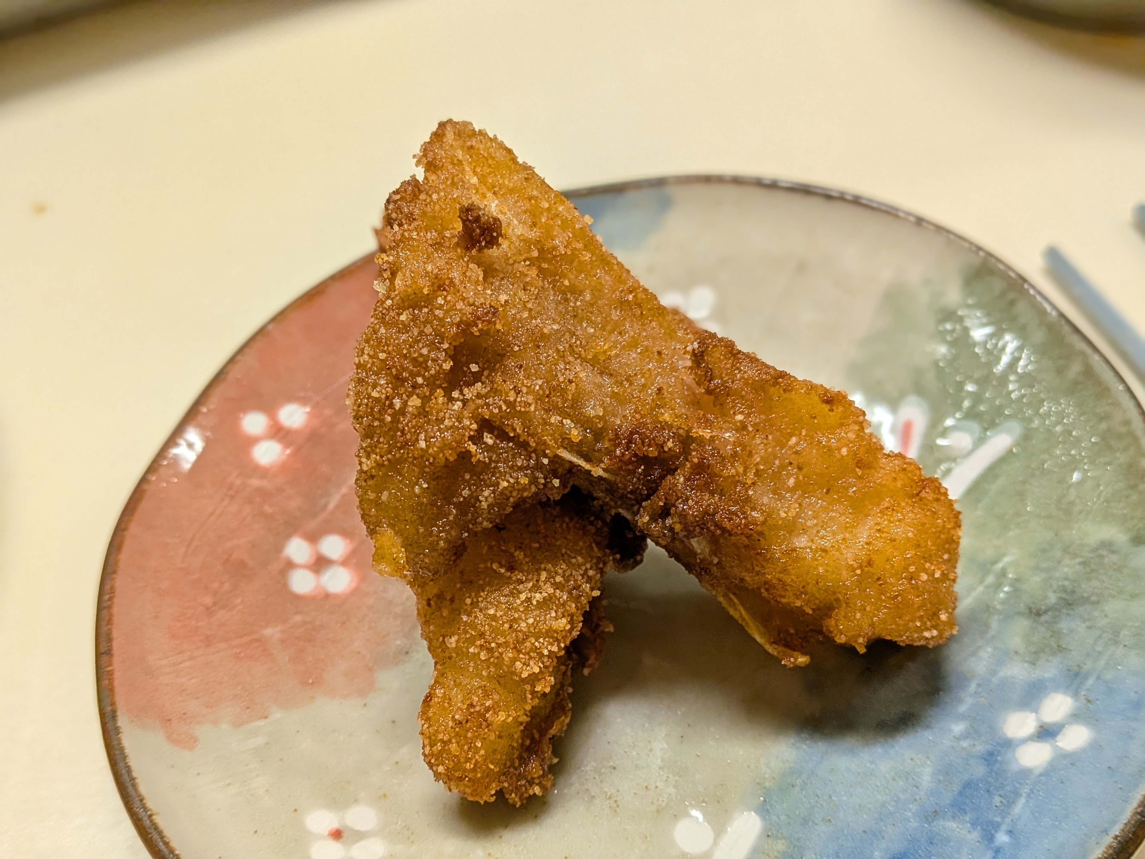 2025年10月18日　焼津タチウオ⇒シロアマダイ⇒カツオリレー　アマダイカマのから揚げ