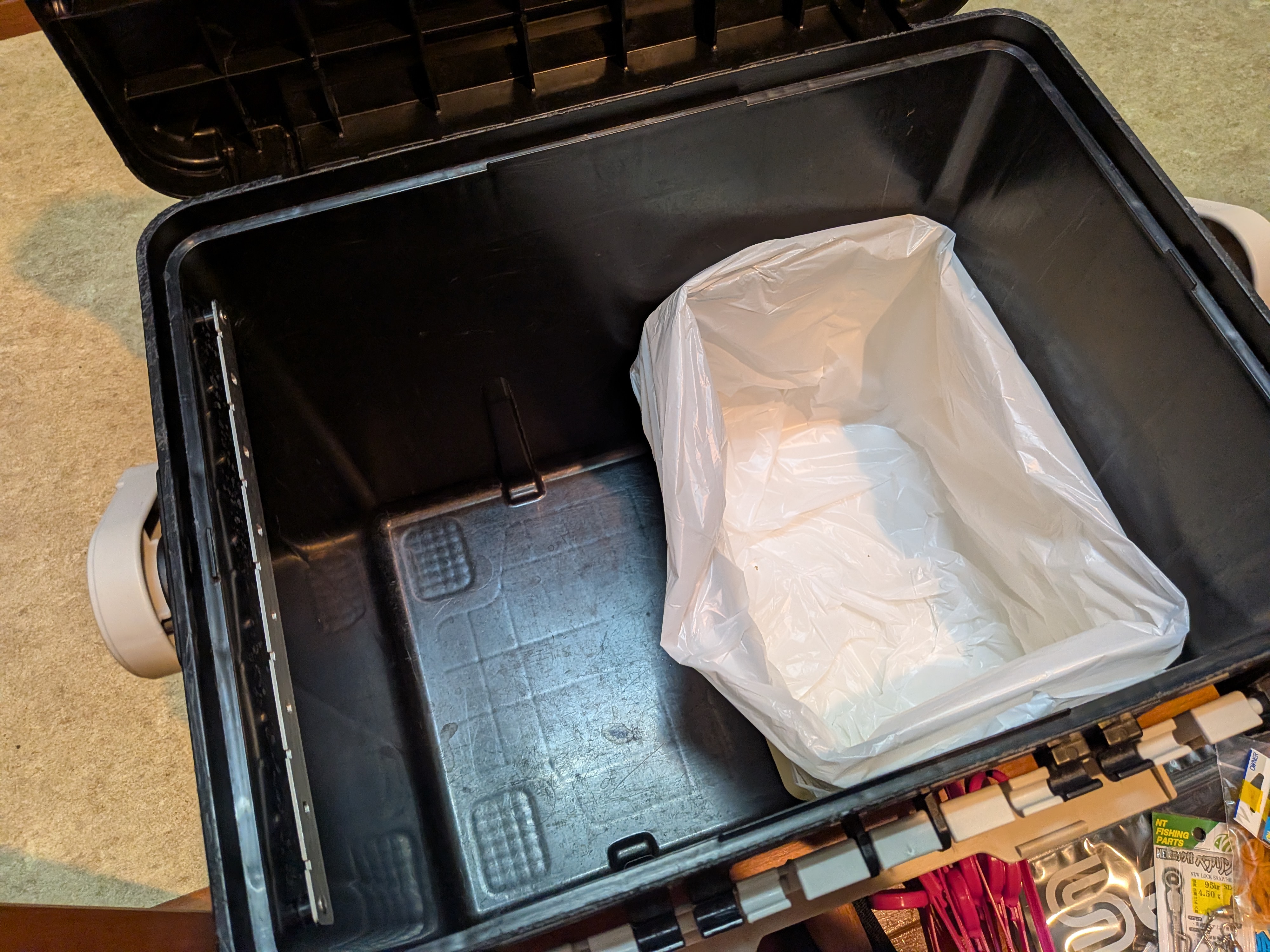 2025年11月3日　平塚沖　コマセキハダ
道具準備