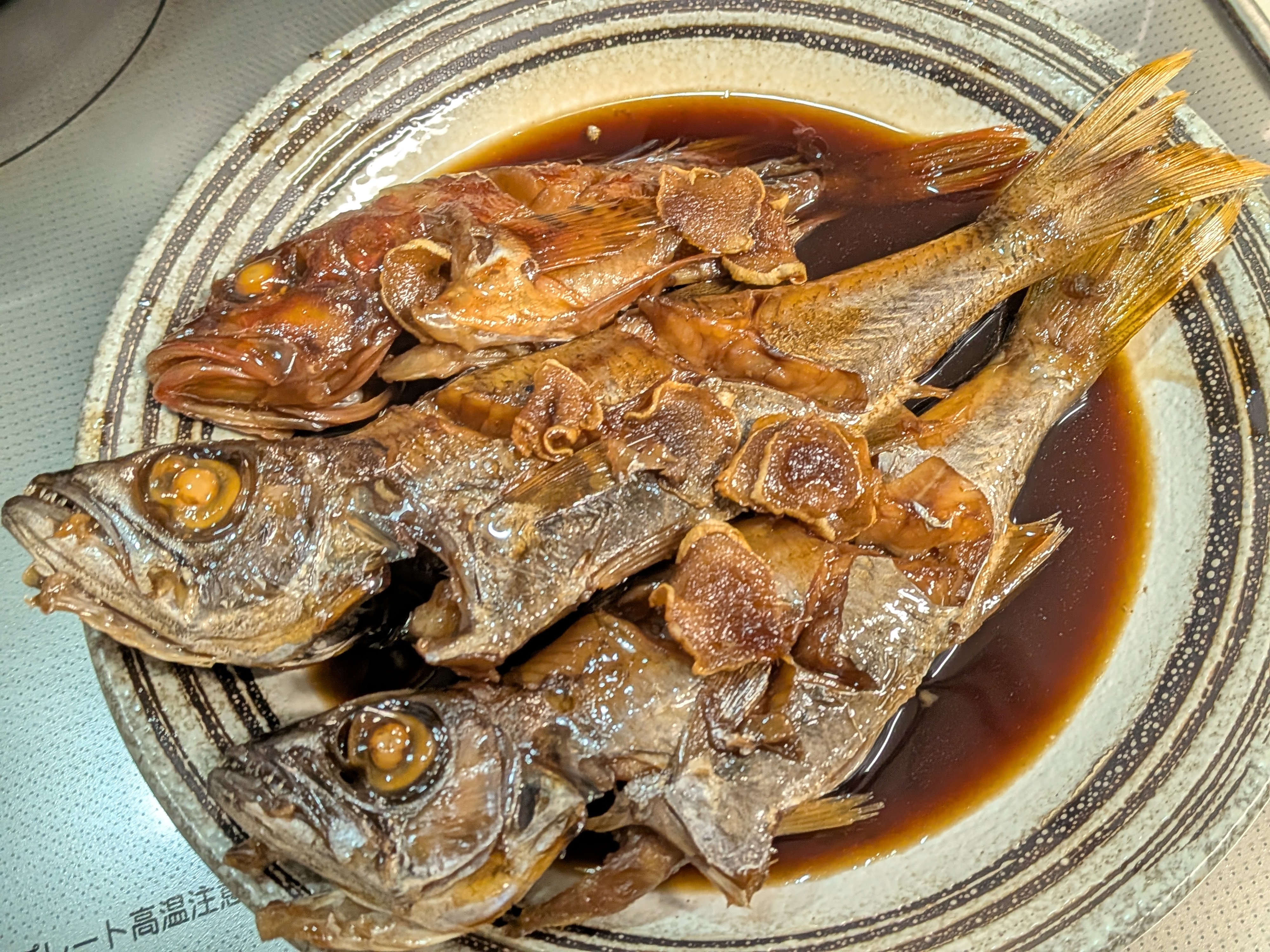 2025年11月29日　ムツとカサゴの煮付け