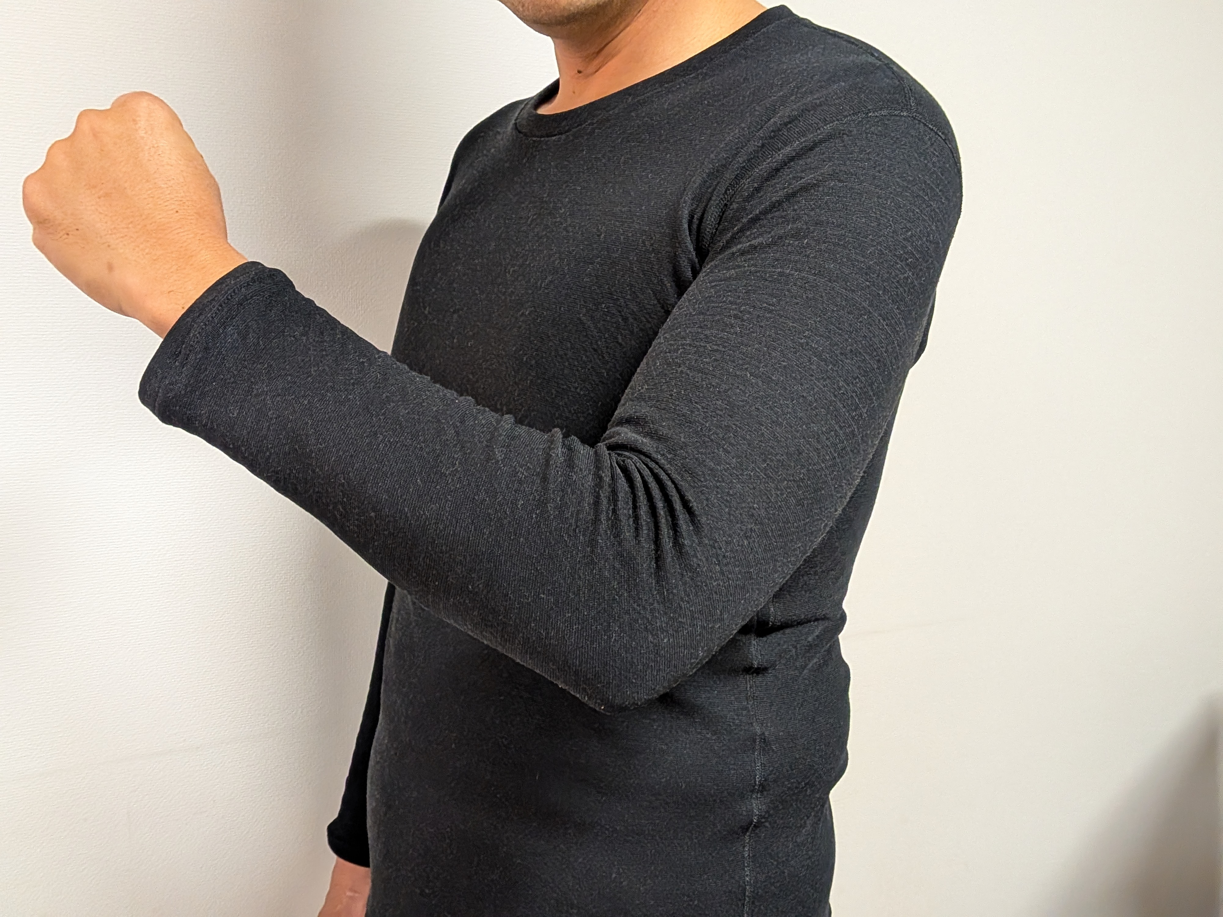 2025年12月13日　ブレスサーモの着用