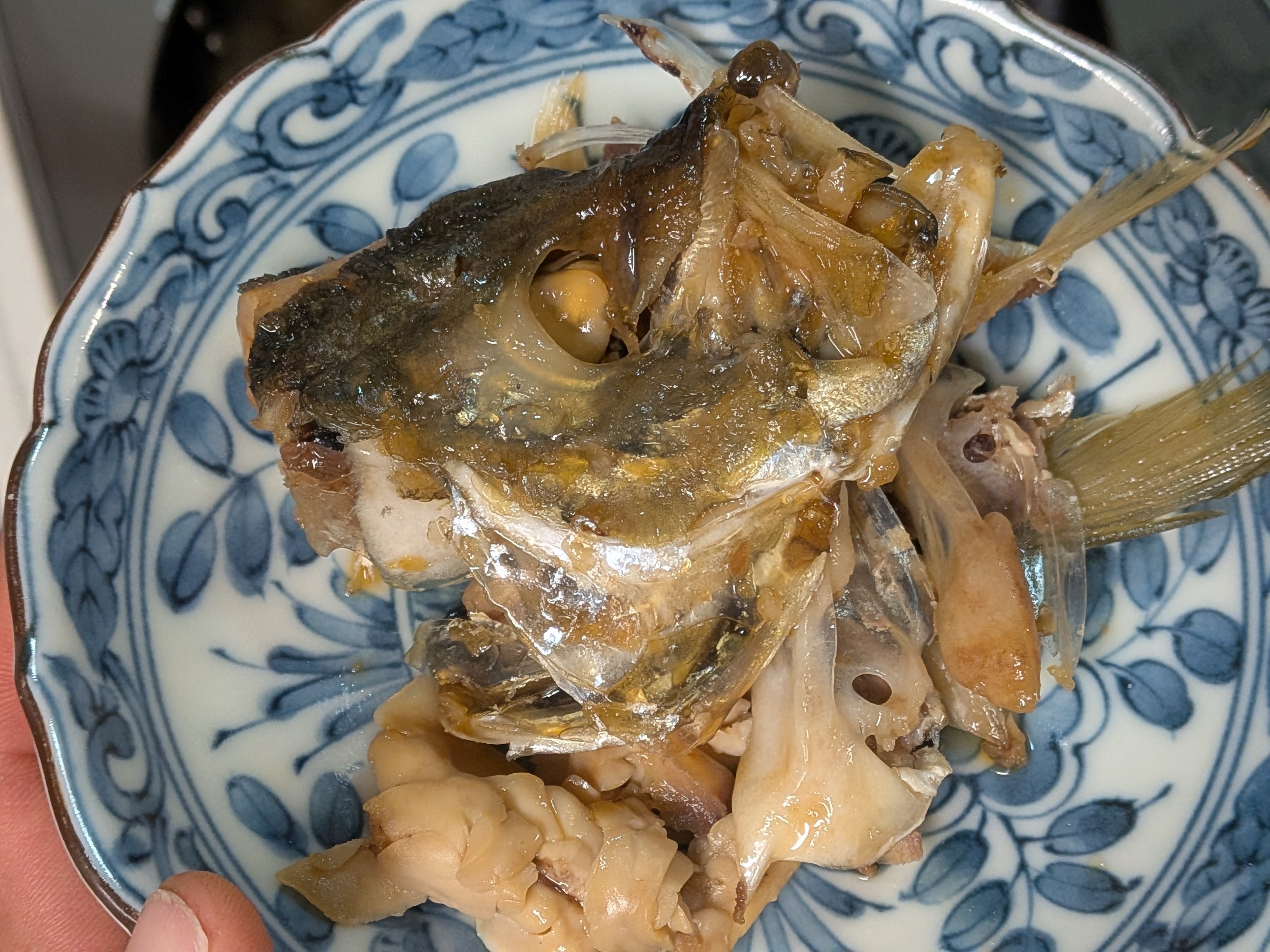 2025年12月13日　アジのアラの煮付け