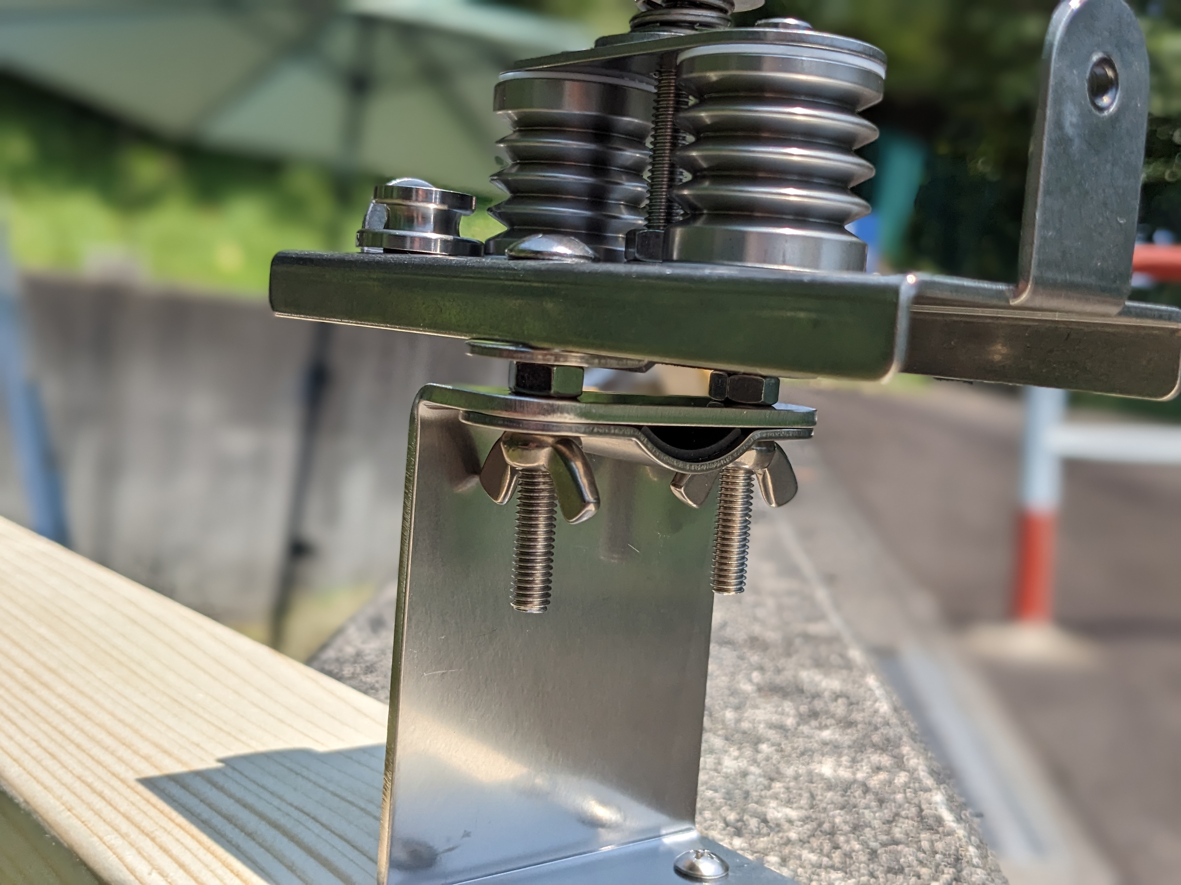 23年12月17日　ミヤエポック製ラインテンショナー運用台の作成