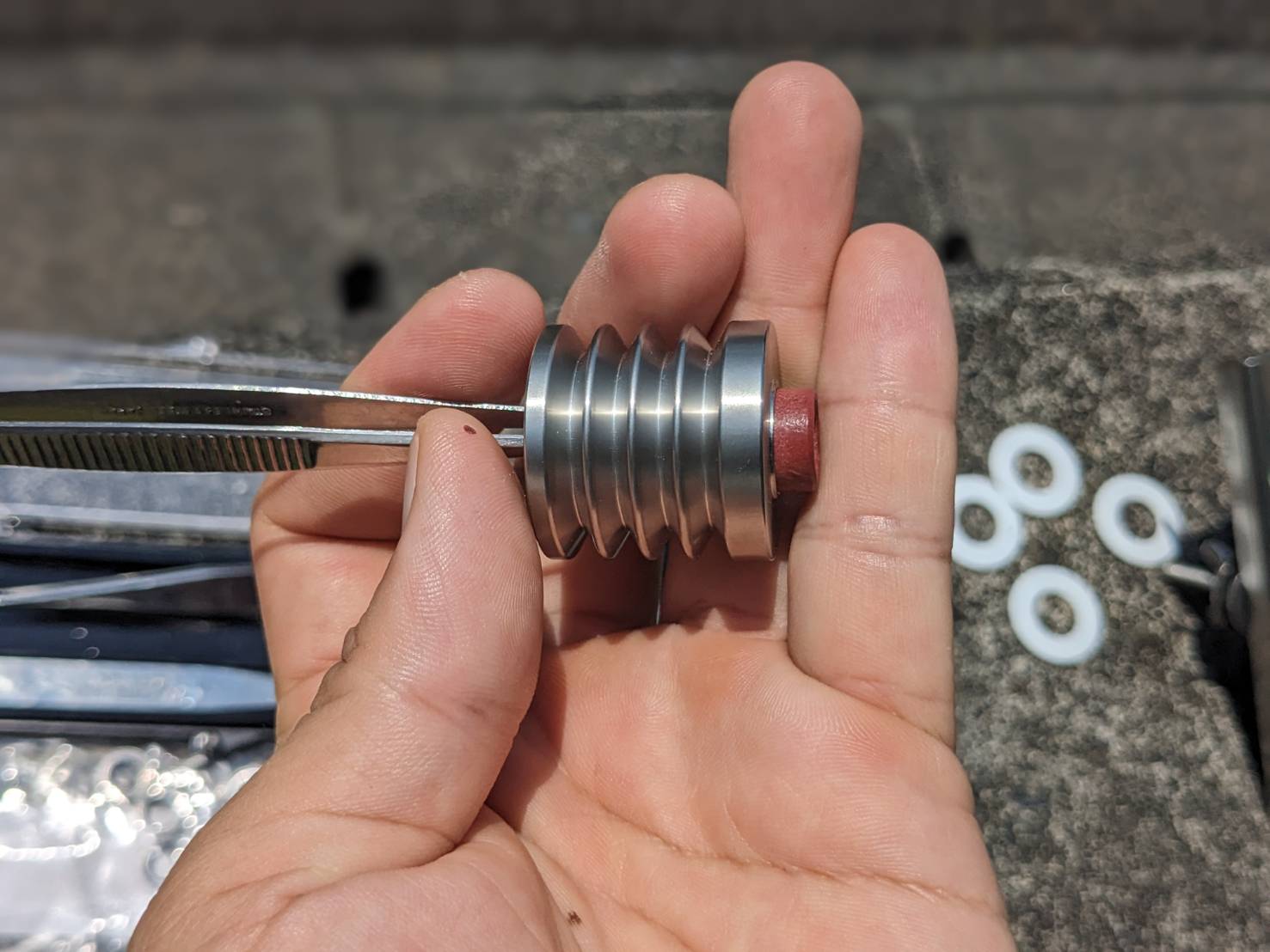 23年12月17日　純正カラーを抜き取る