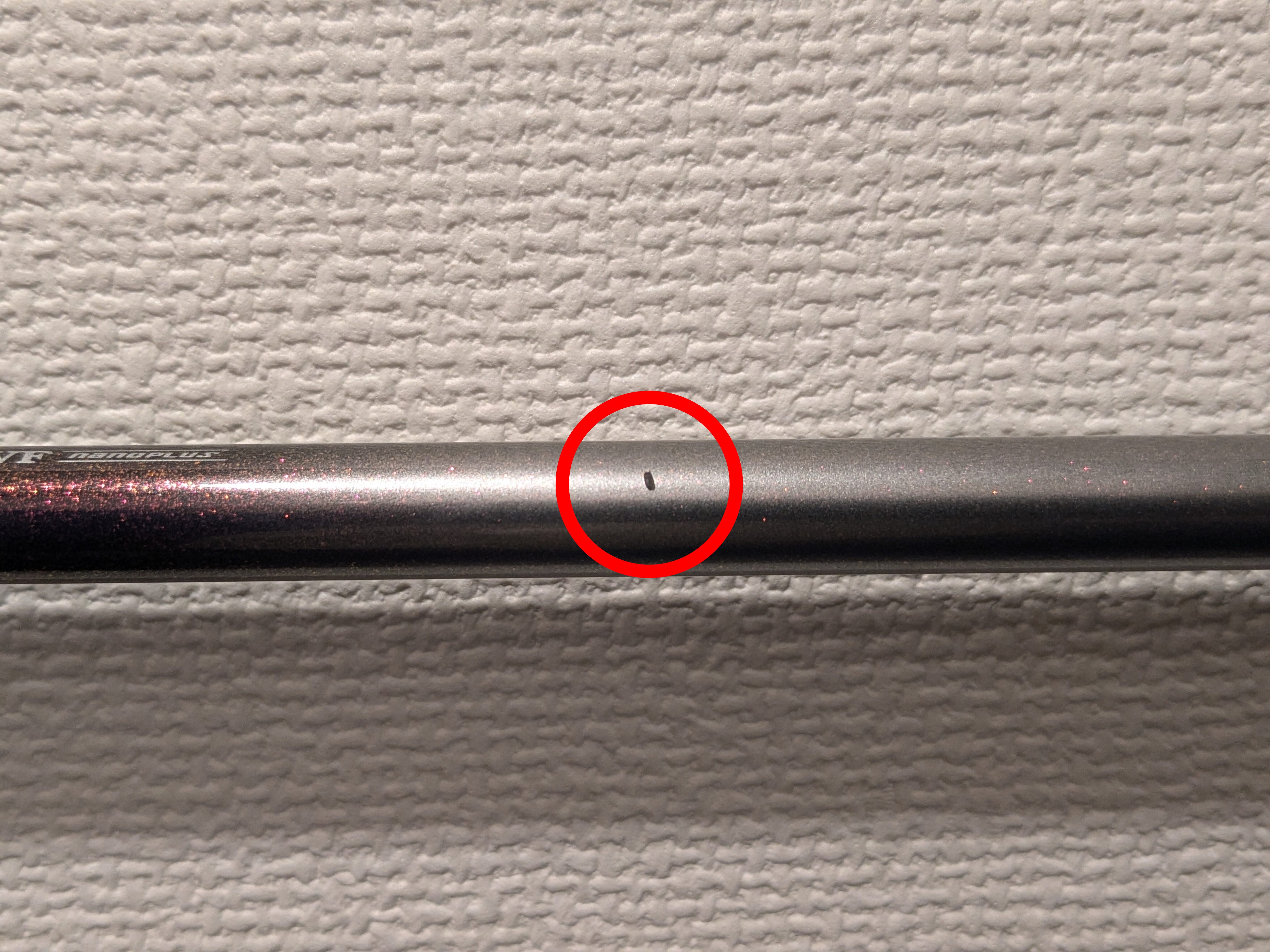 2024年7月5日　ロッドに付く傷