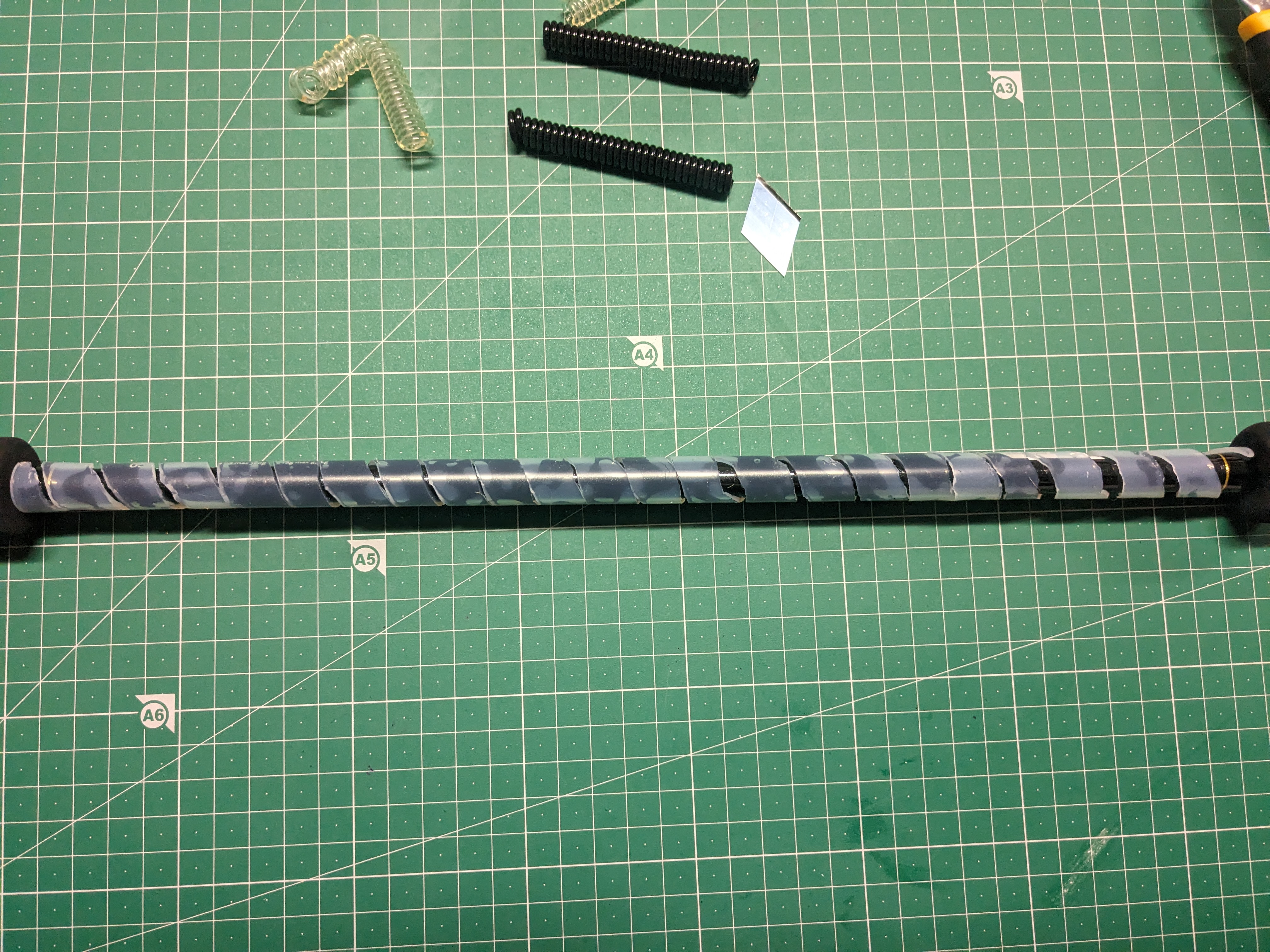 2024年7月5日　自作ロッドプロテクター　取付