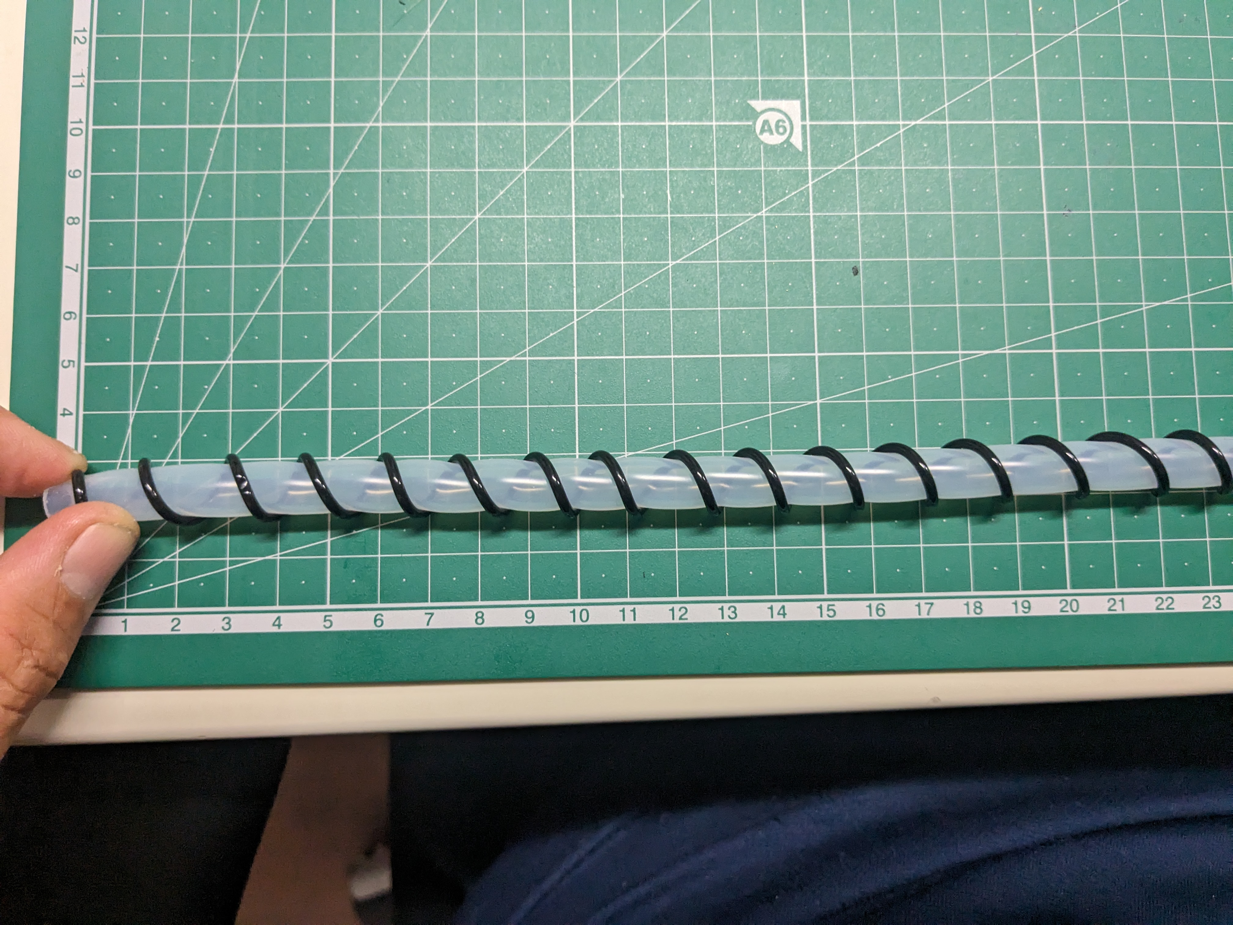 2024年7月5日　らせんの間隔は15mm