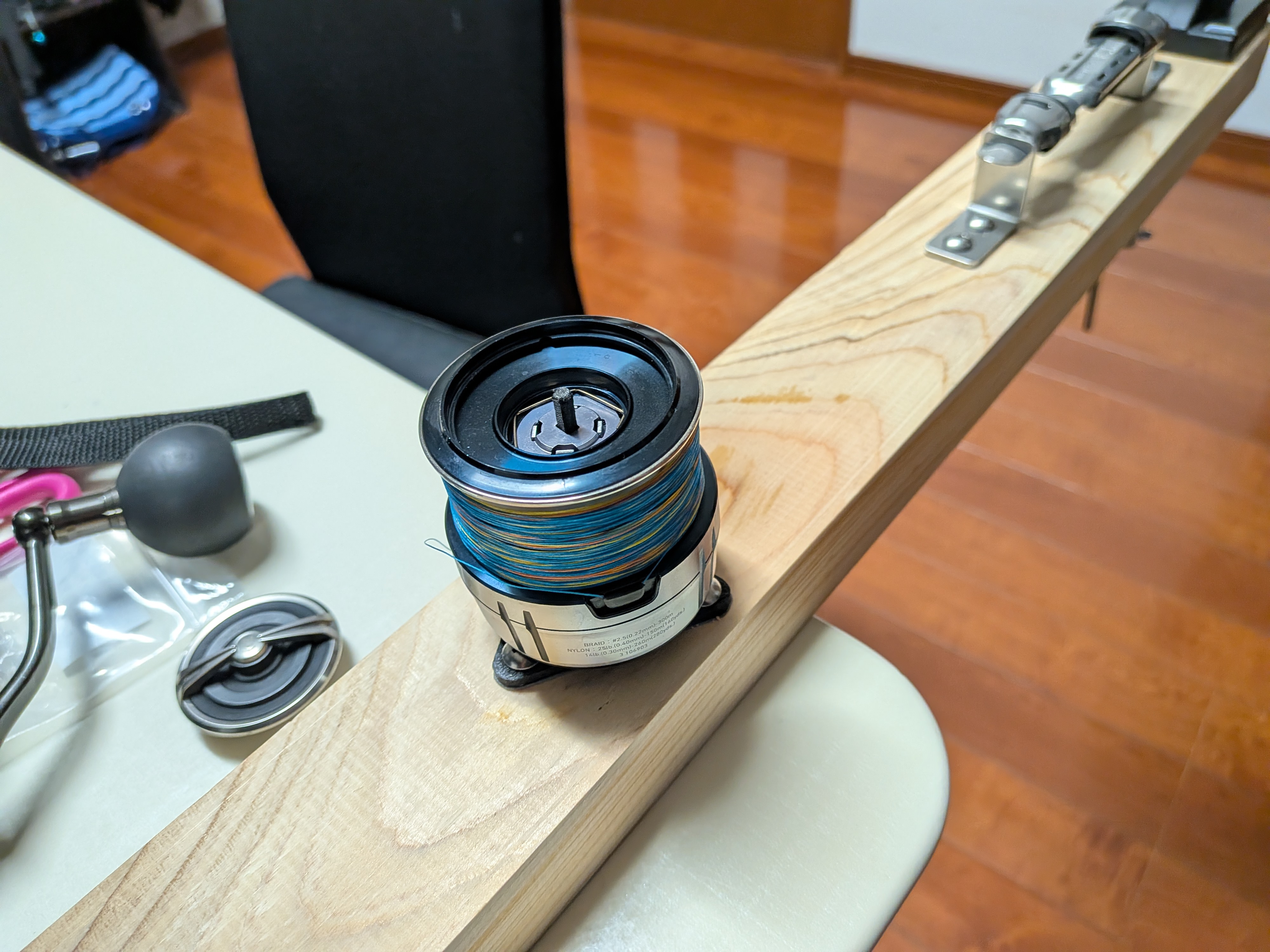 26年1月21日　スピニングユニットの使用状態