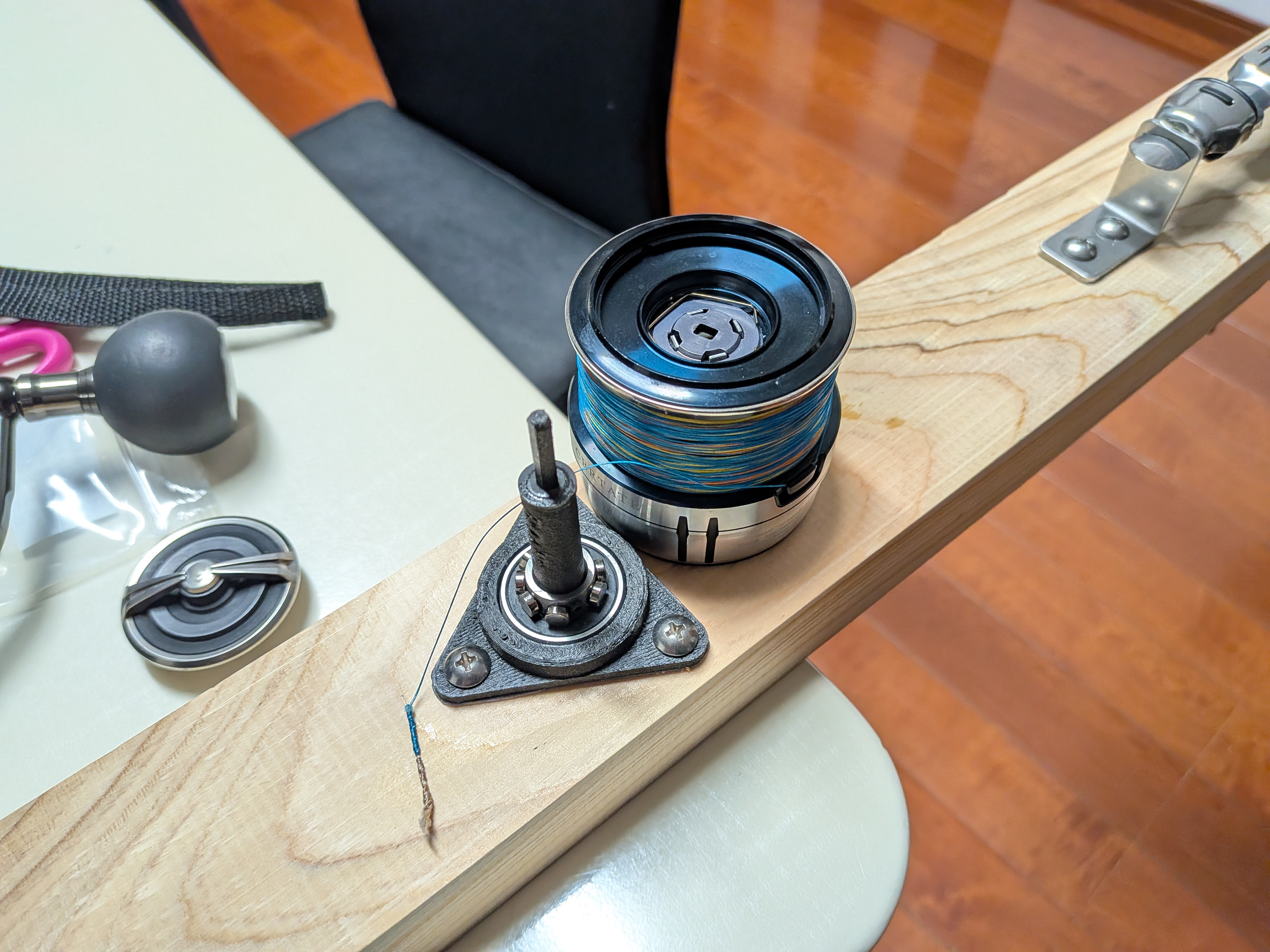 26年1月21日　スピニングユニット取付