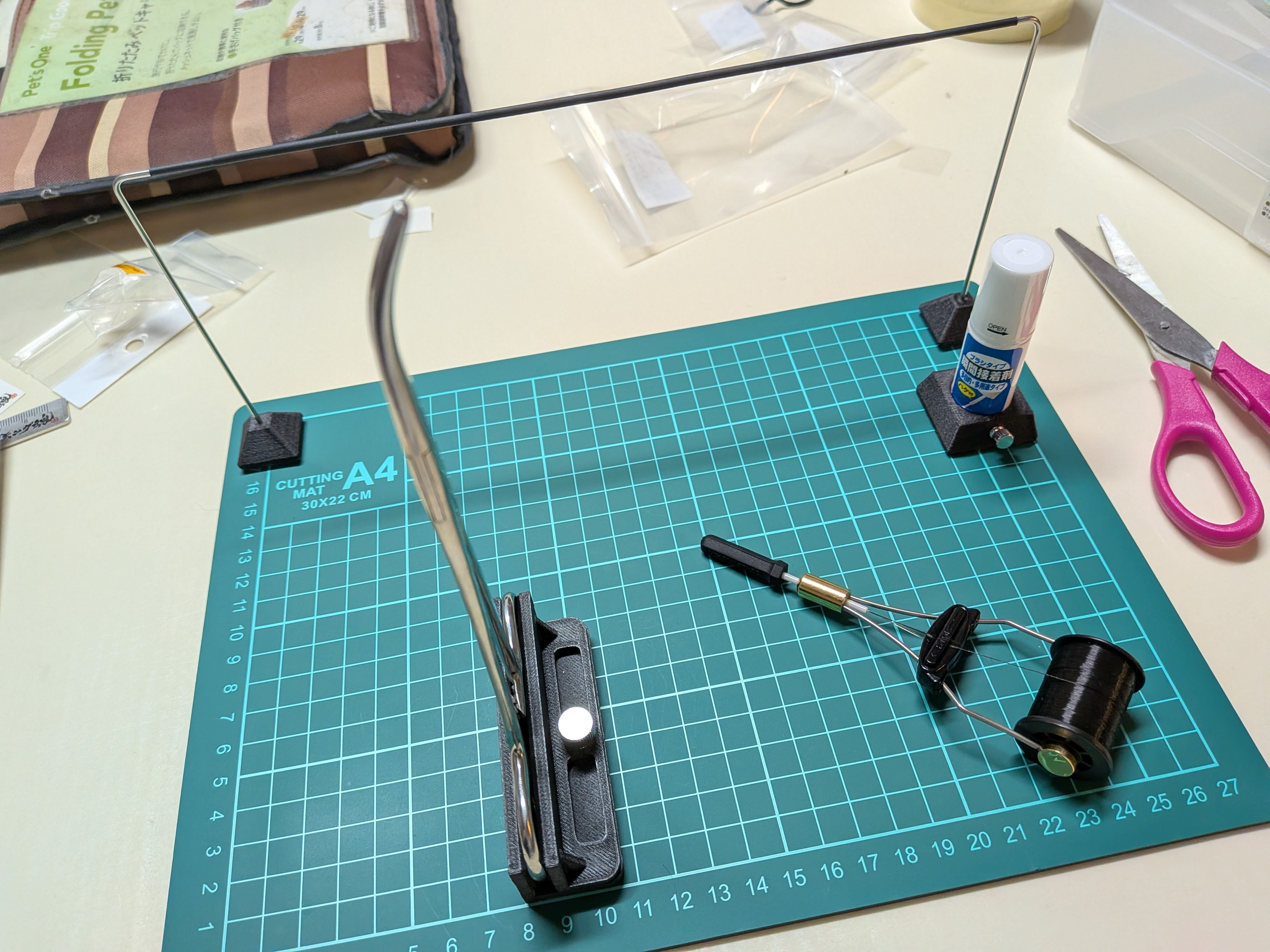 26年1月30日　アシストフック製作ボードの使用状態