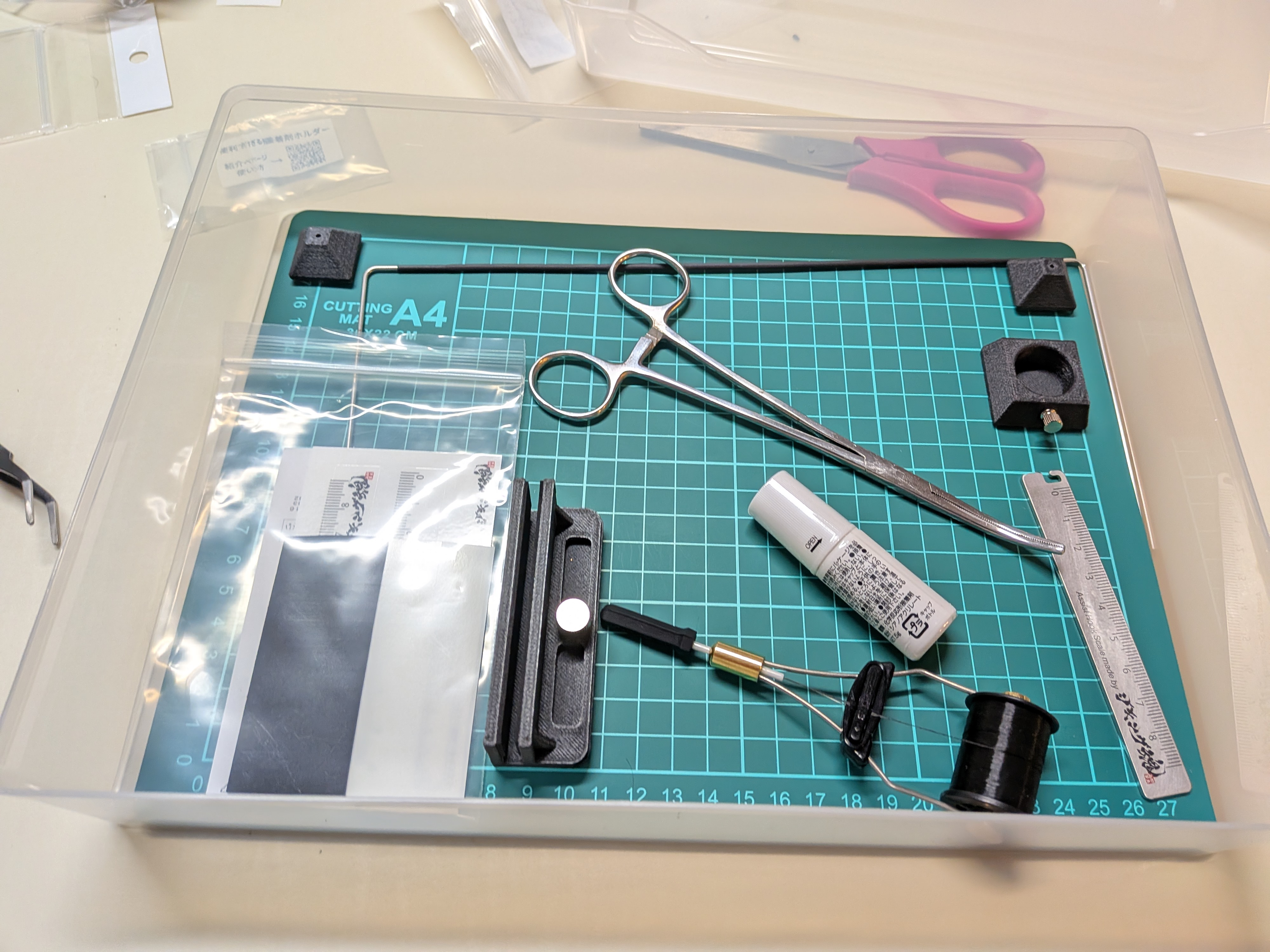 26年1月30日　アシストフック製作ボードの収納状態