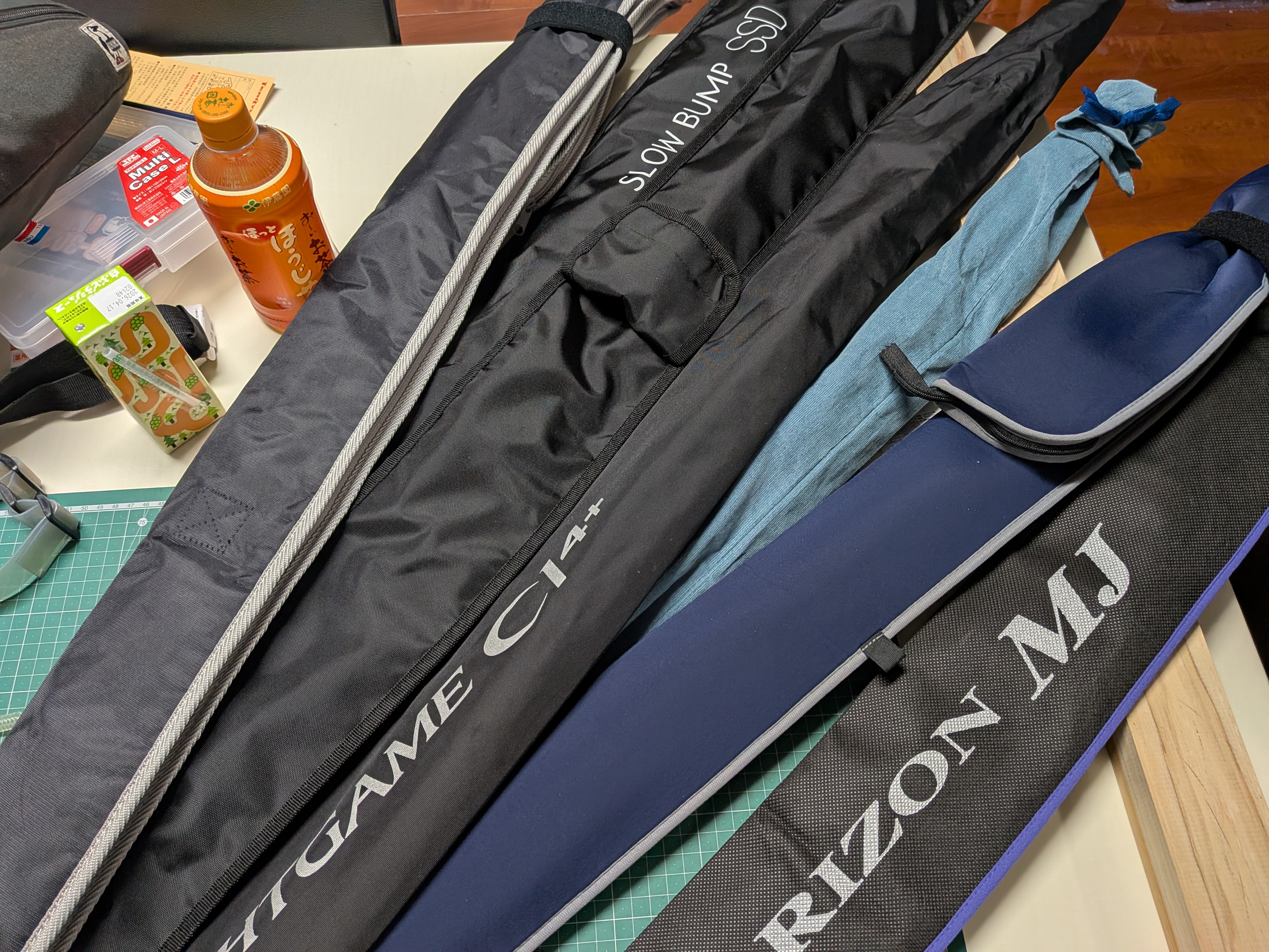 2026年1月3日　ロッドプロテクターを取り付けたいロッドたち