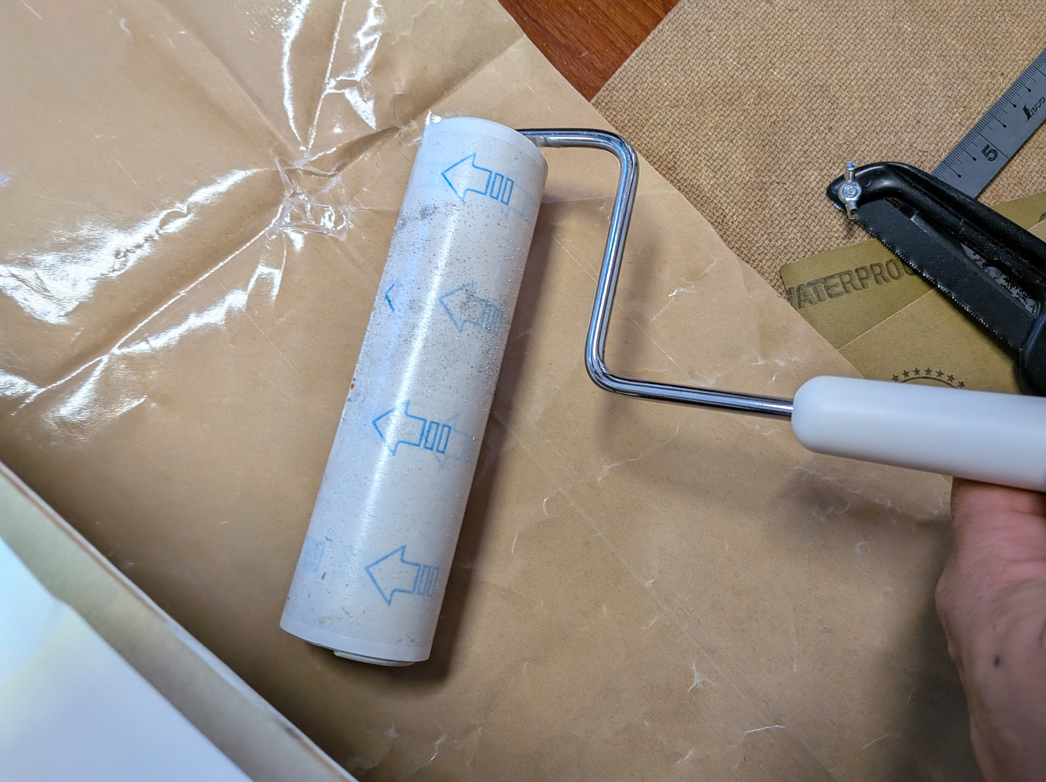 26年2月6日　掃除しながら作業を進めていく