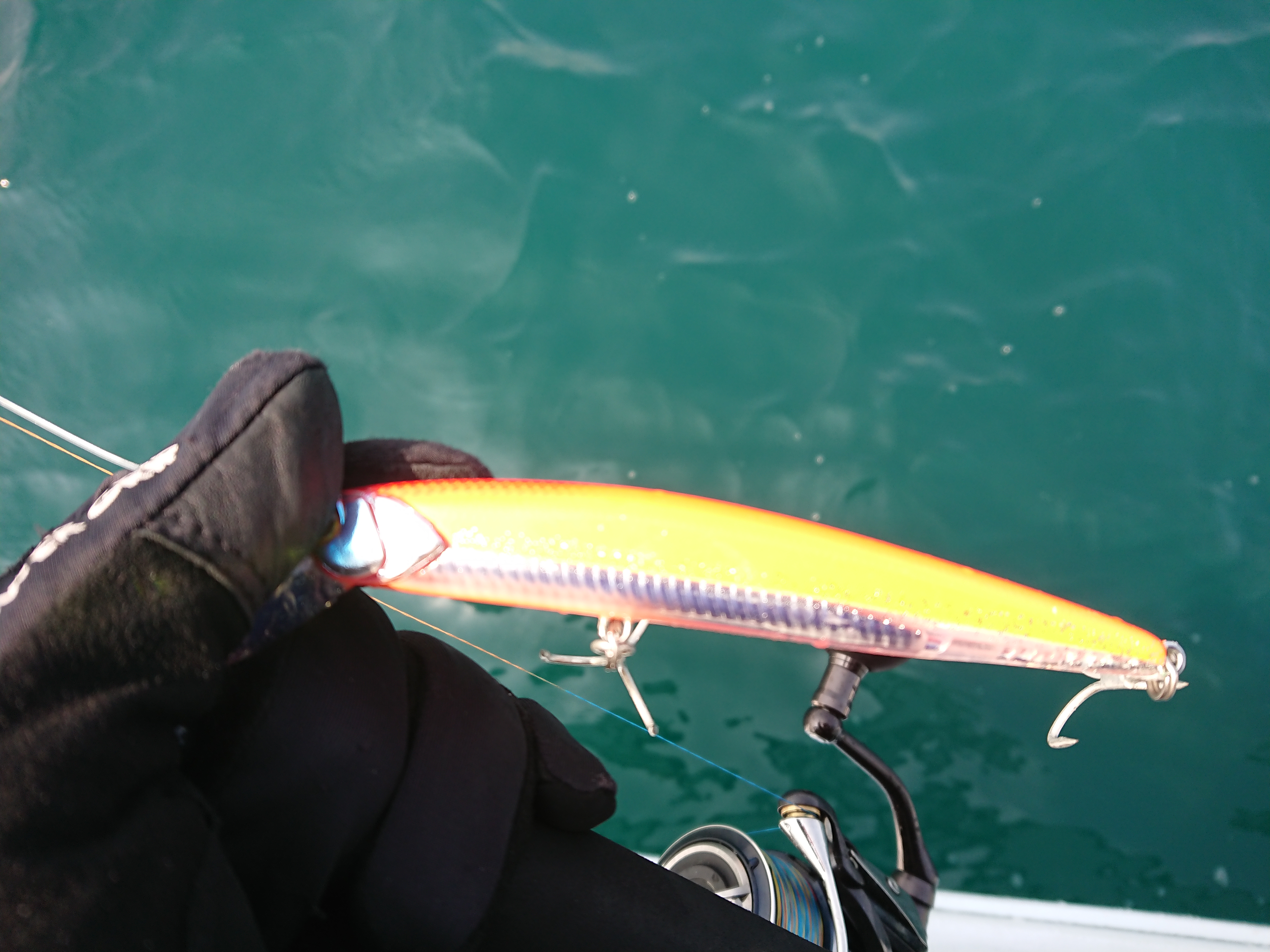 2026年3月28日　ヘビーシンキングミノーも使用