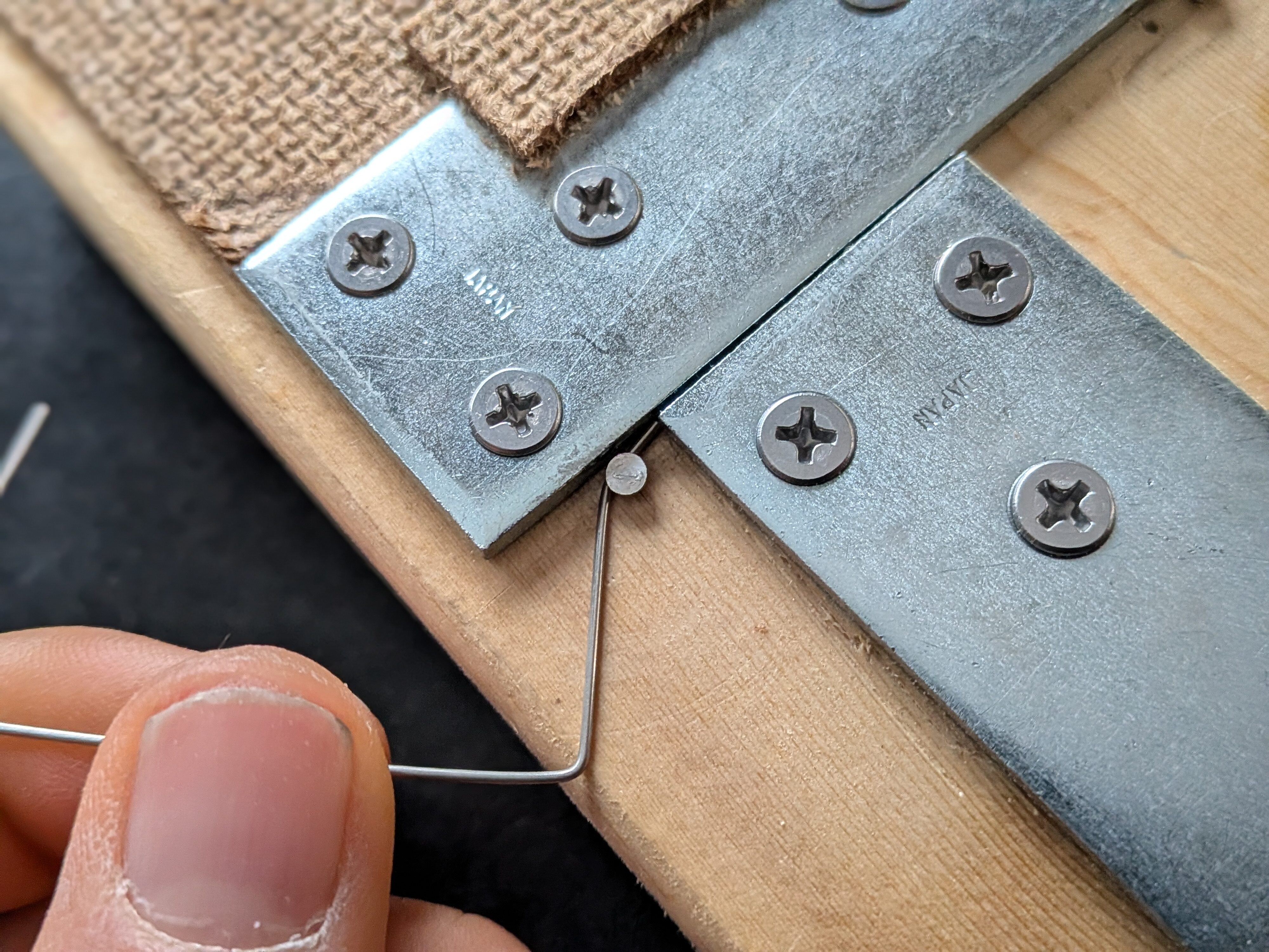 2026年3月18日　端部のハズレ止め加工