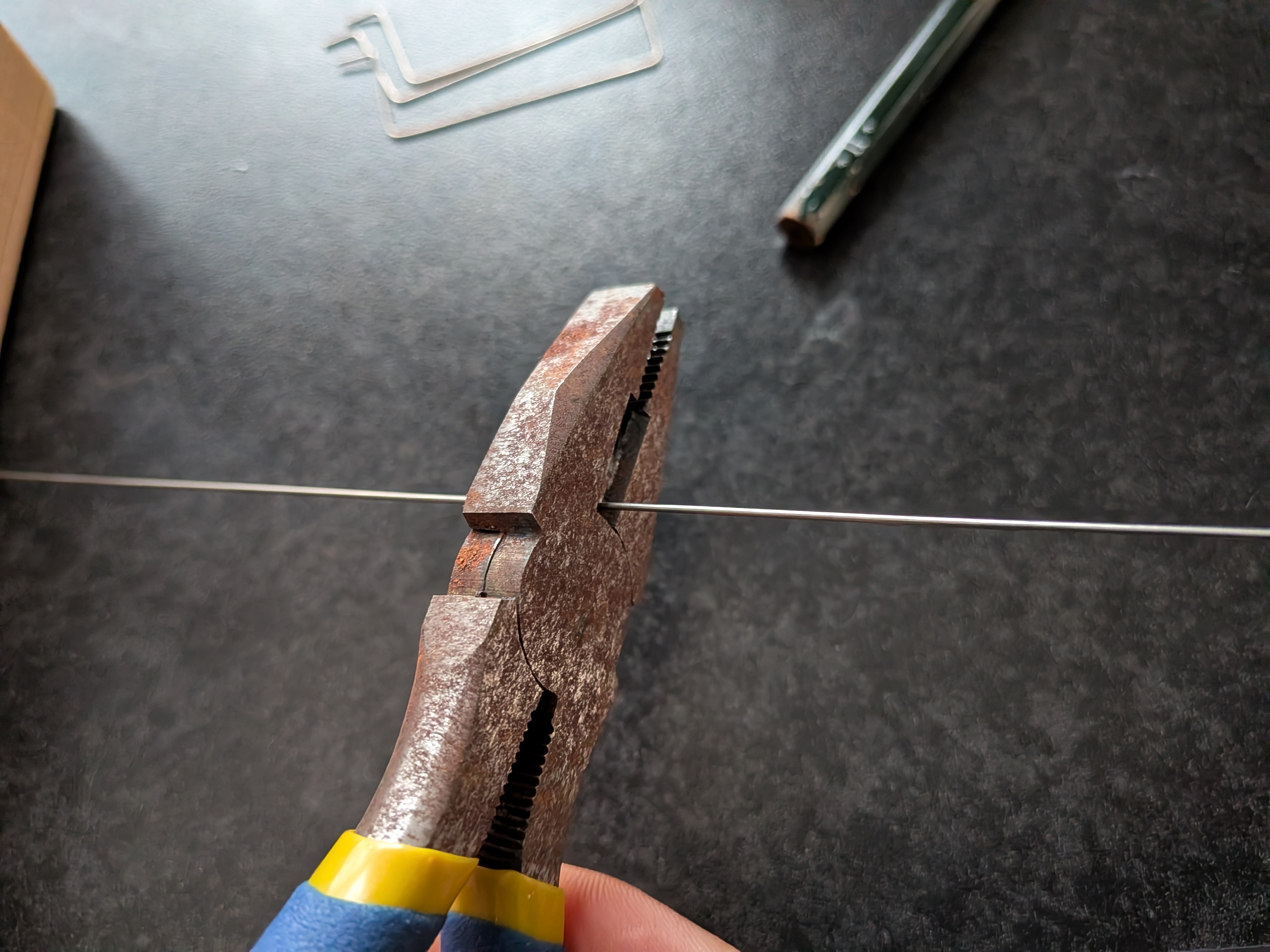 2026年3月18日　ワイヤーの切断