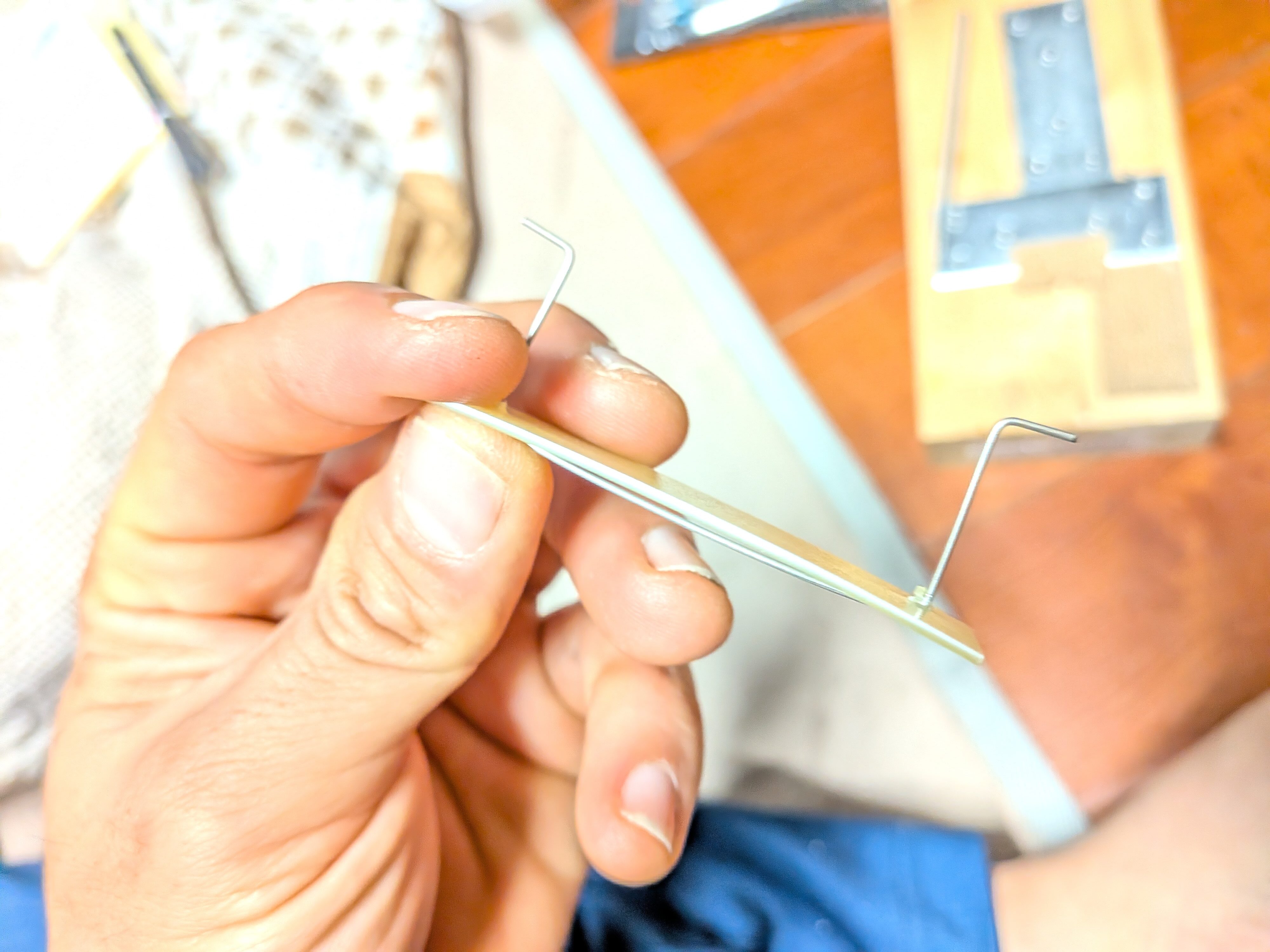 2026年3月18日　ワイヤーを両端通す