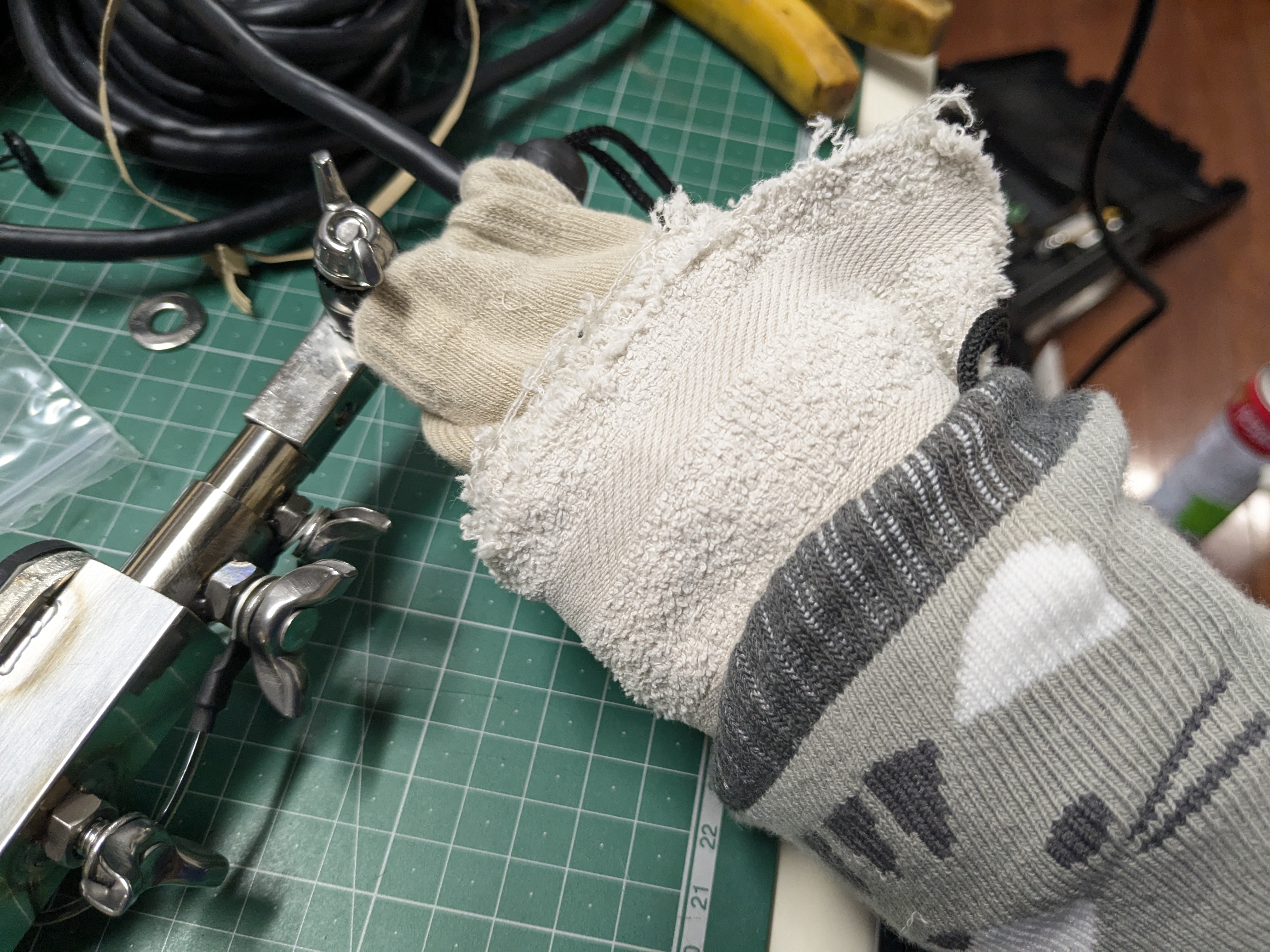 25年5月25日　振動子の養生