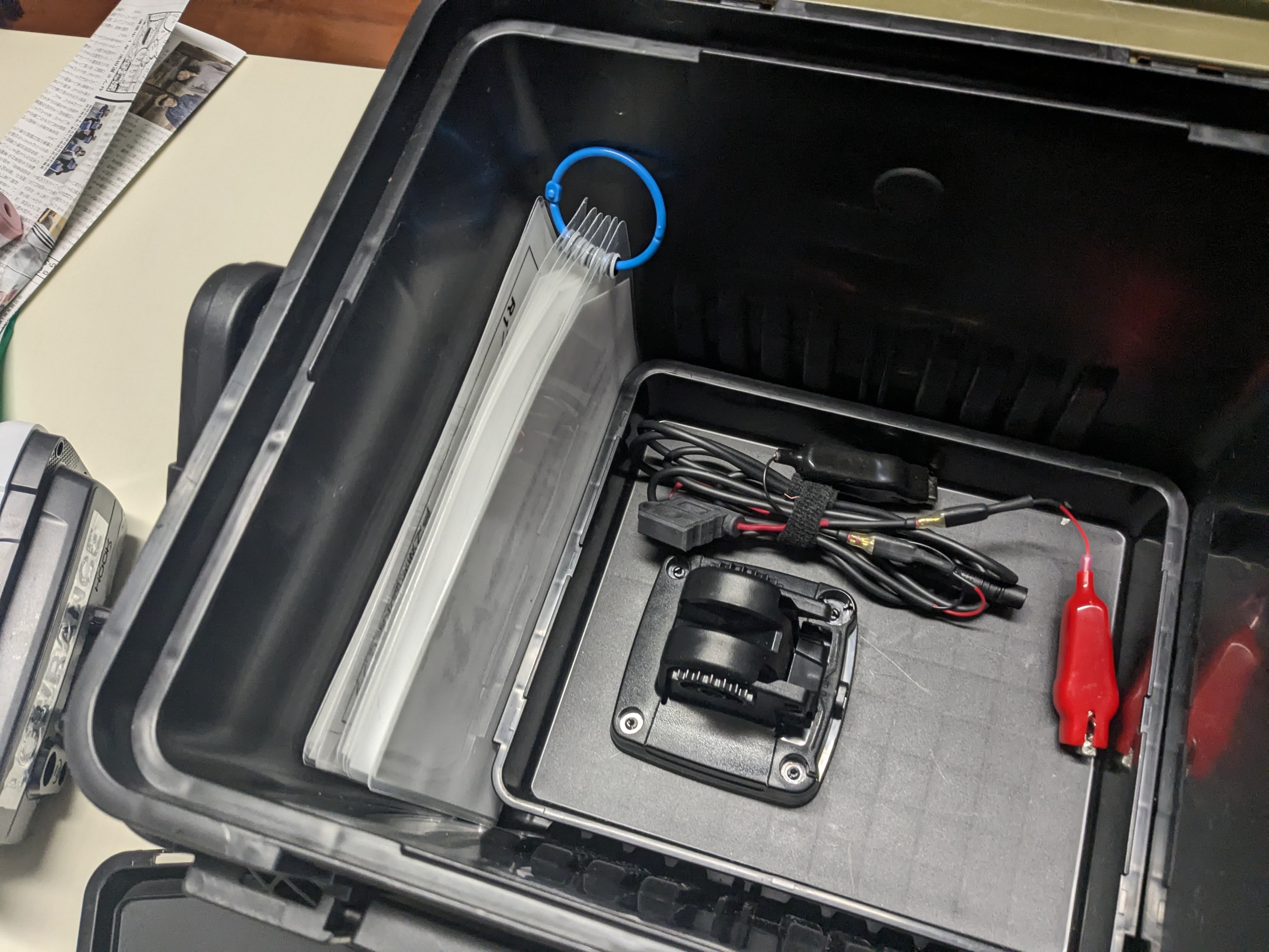 25年5月25日　収納方法　マニュアルを収納