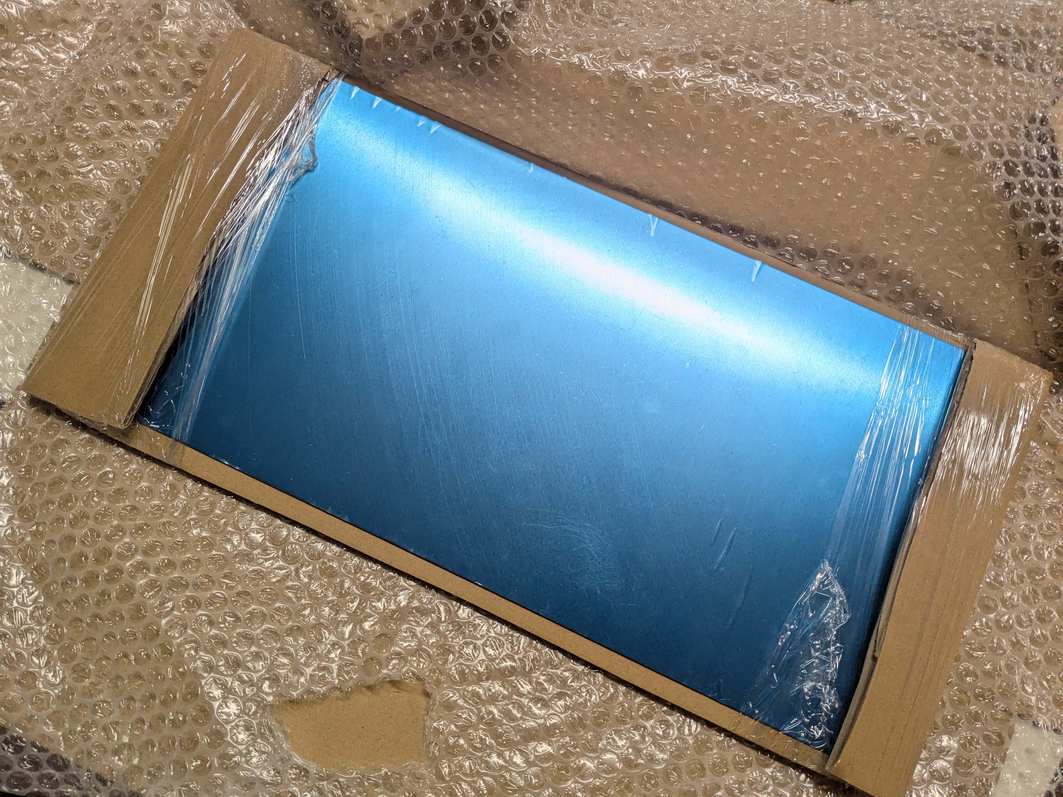 25年2月22日　アルミ板開封