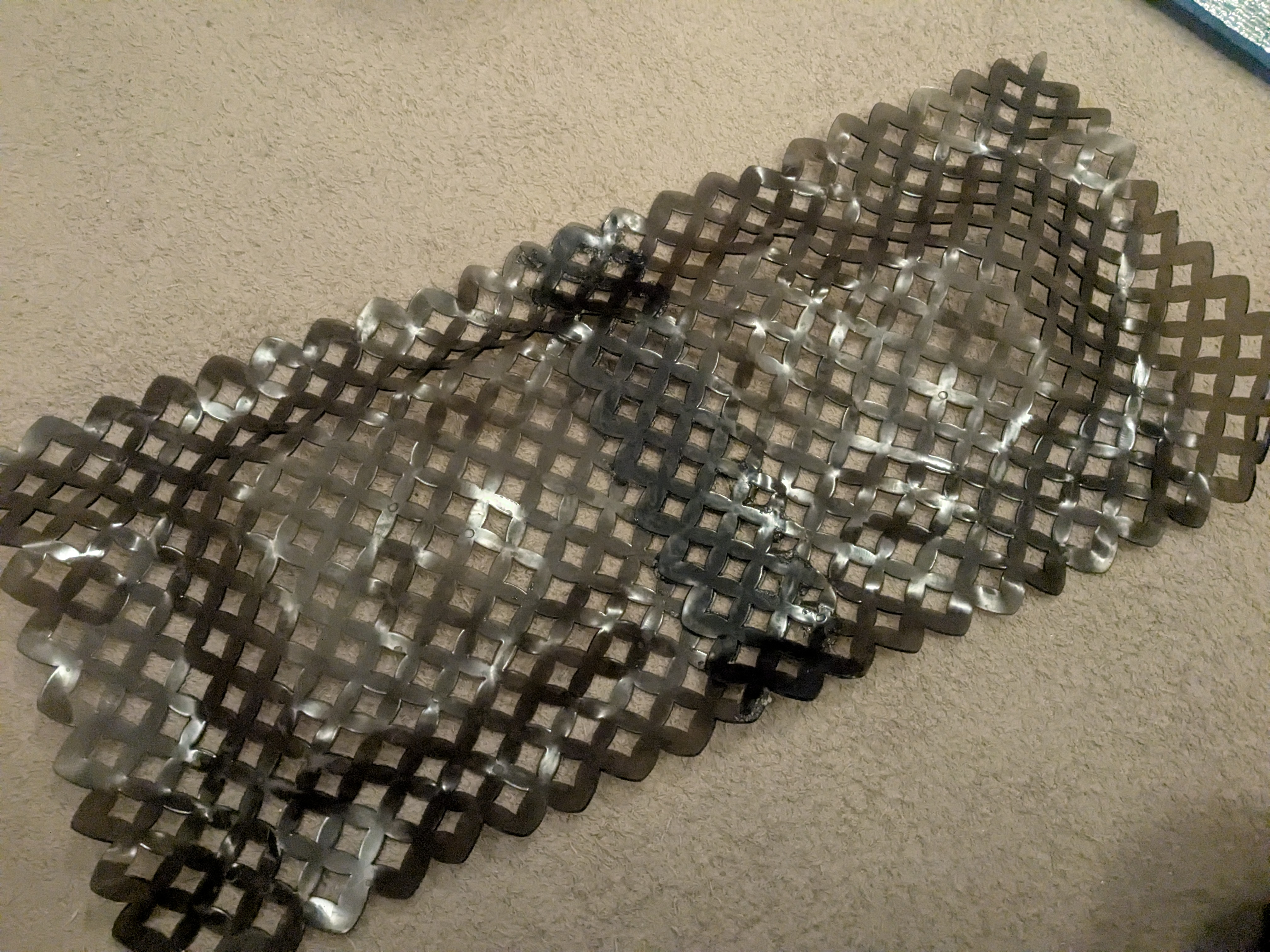 25年2月22日　魚と氷が直接触れないための中敷き