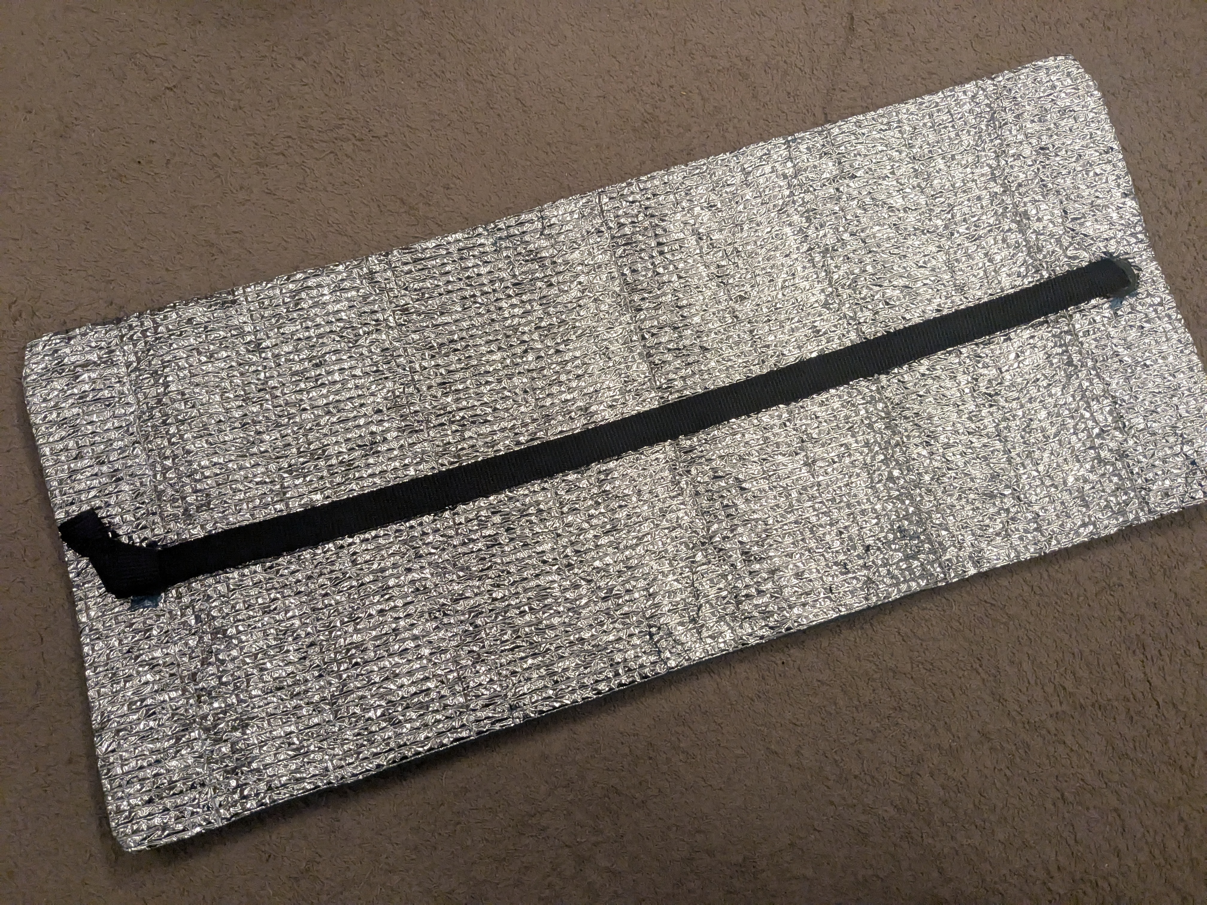 25年2月22日　保冷用のアルミシート