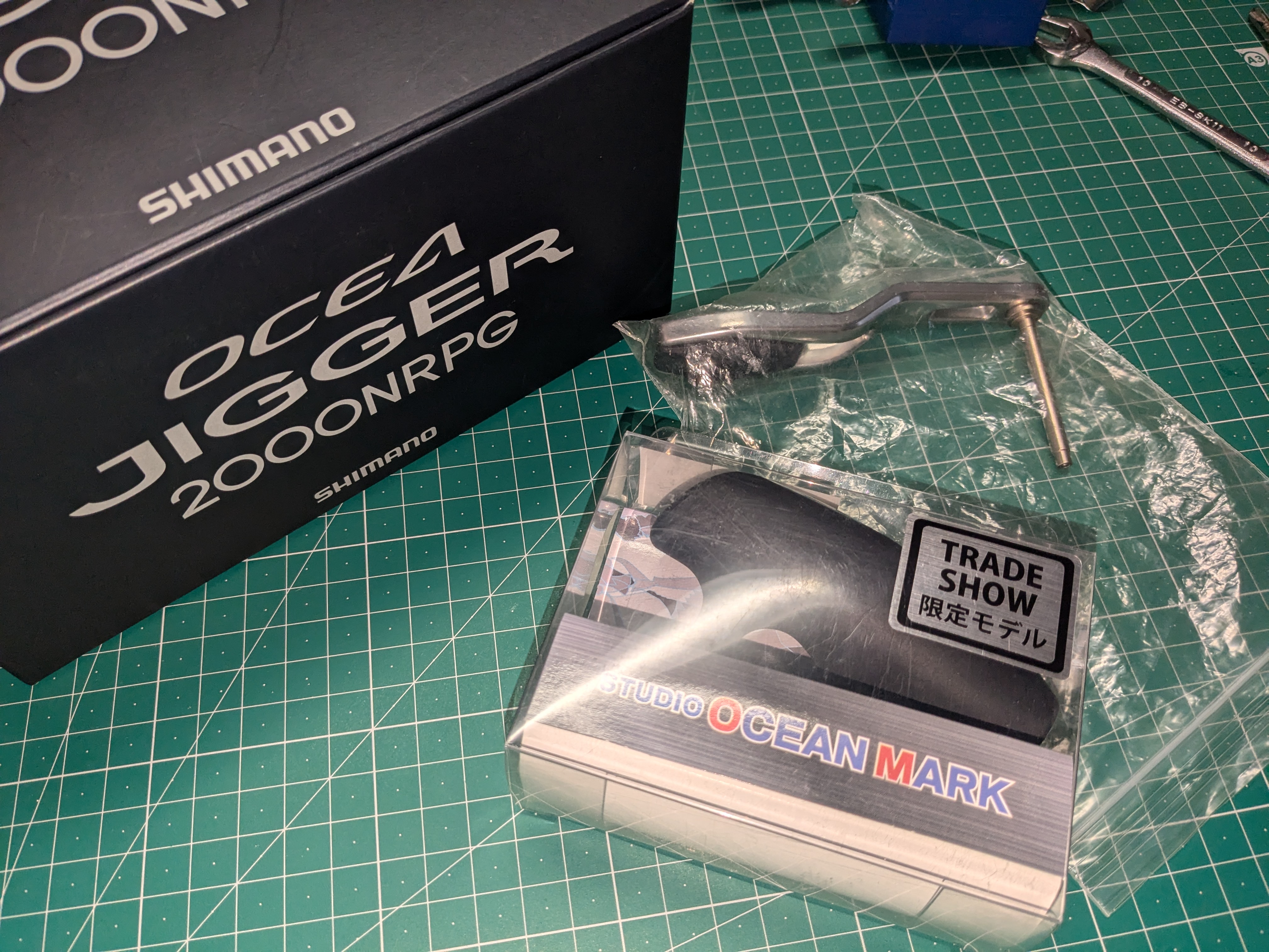 25年2月2日　オシアジガーのハンドル交換準備